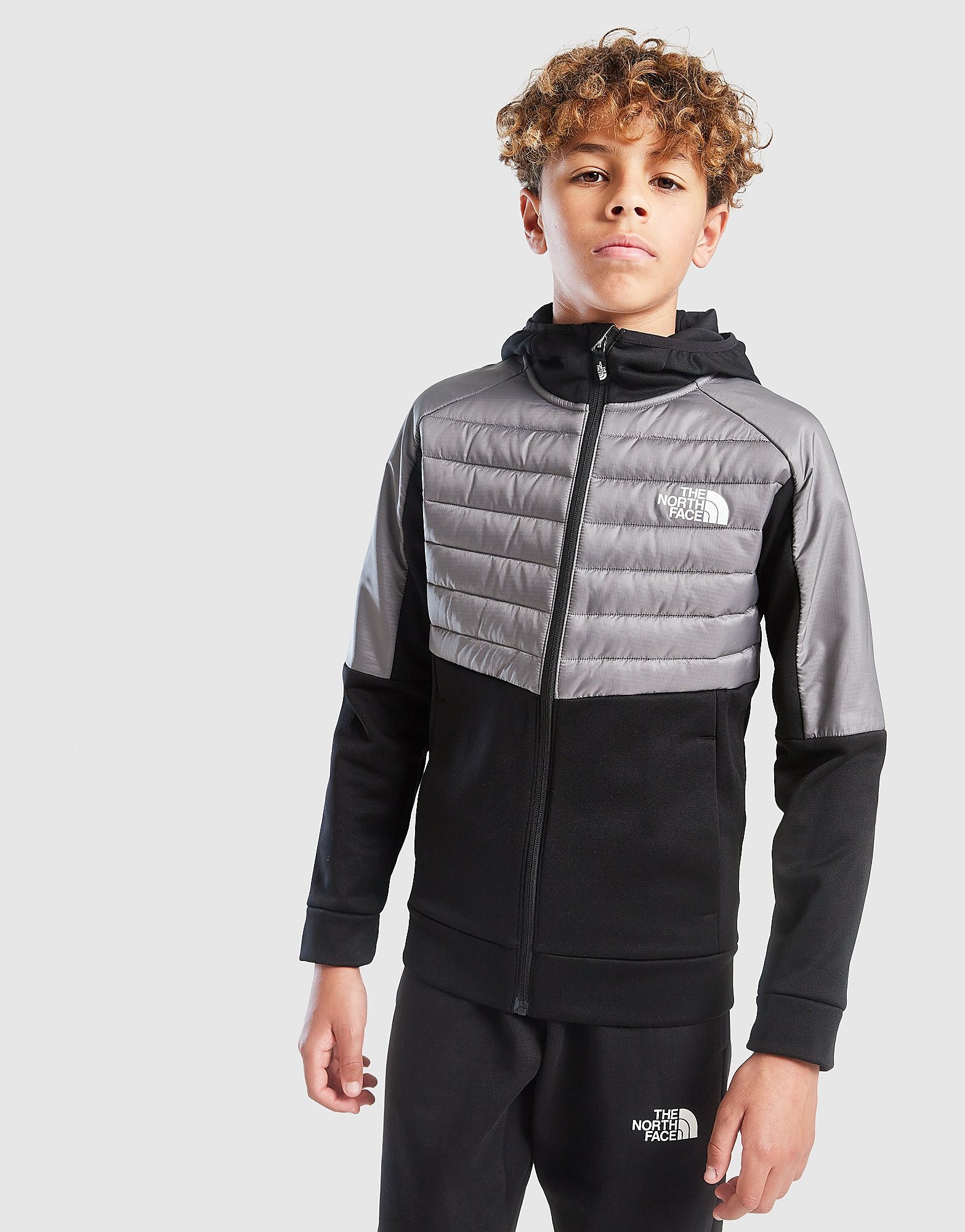 The North Face Hybrid Full Zip Hoodie Junior