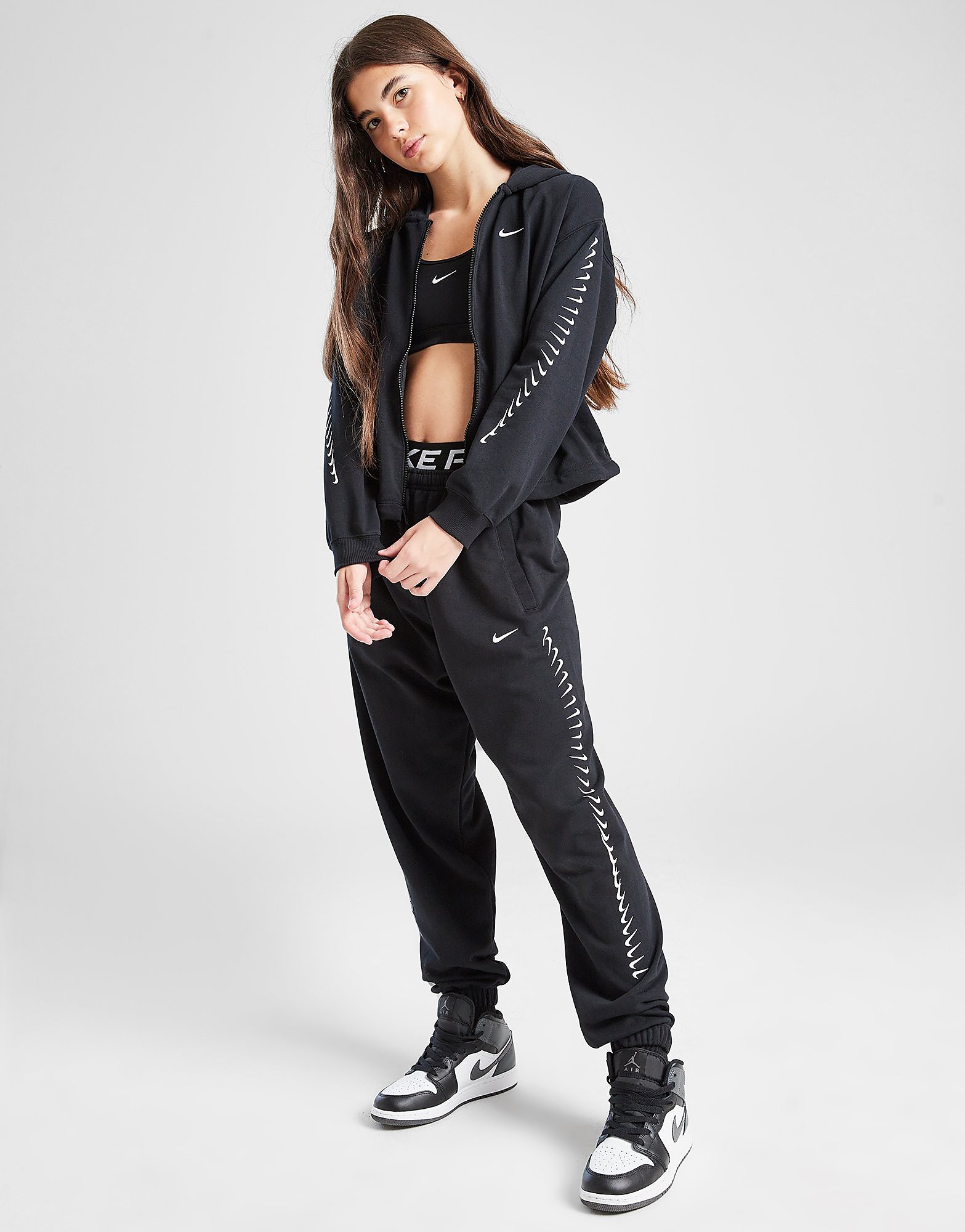 Nike Girls' Dance Fleece Hoodie Junior