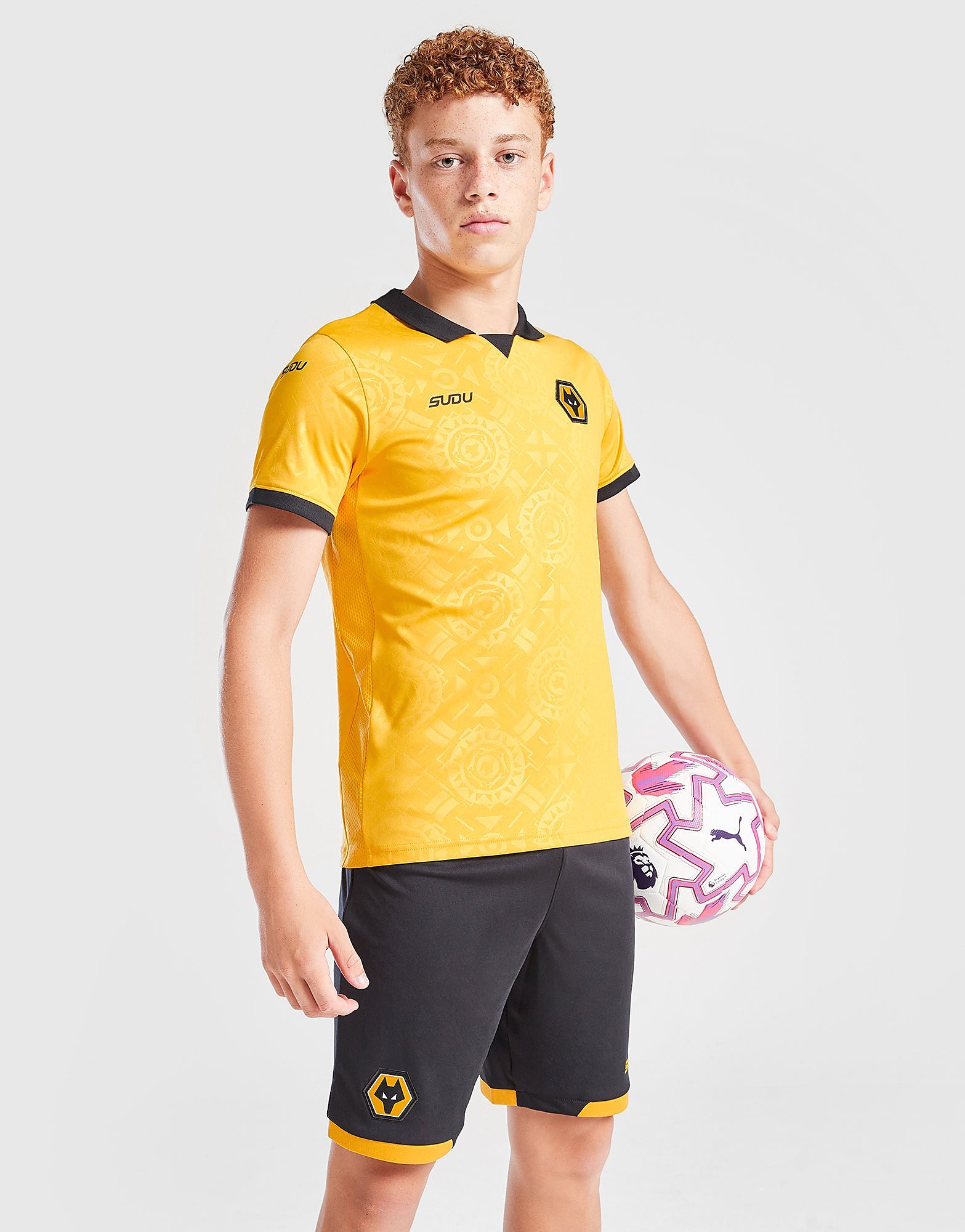 SUDU Wolverhampton Wanderers FC 202526 Home Shorts Jnr