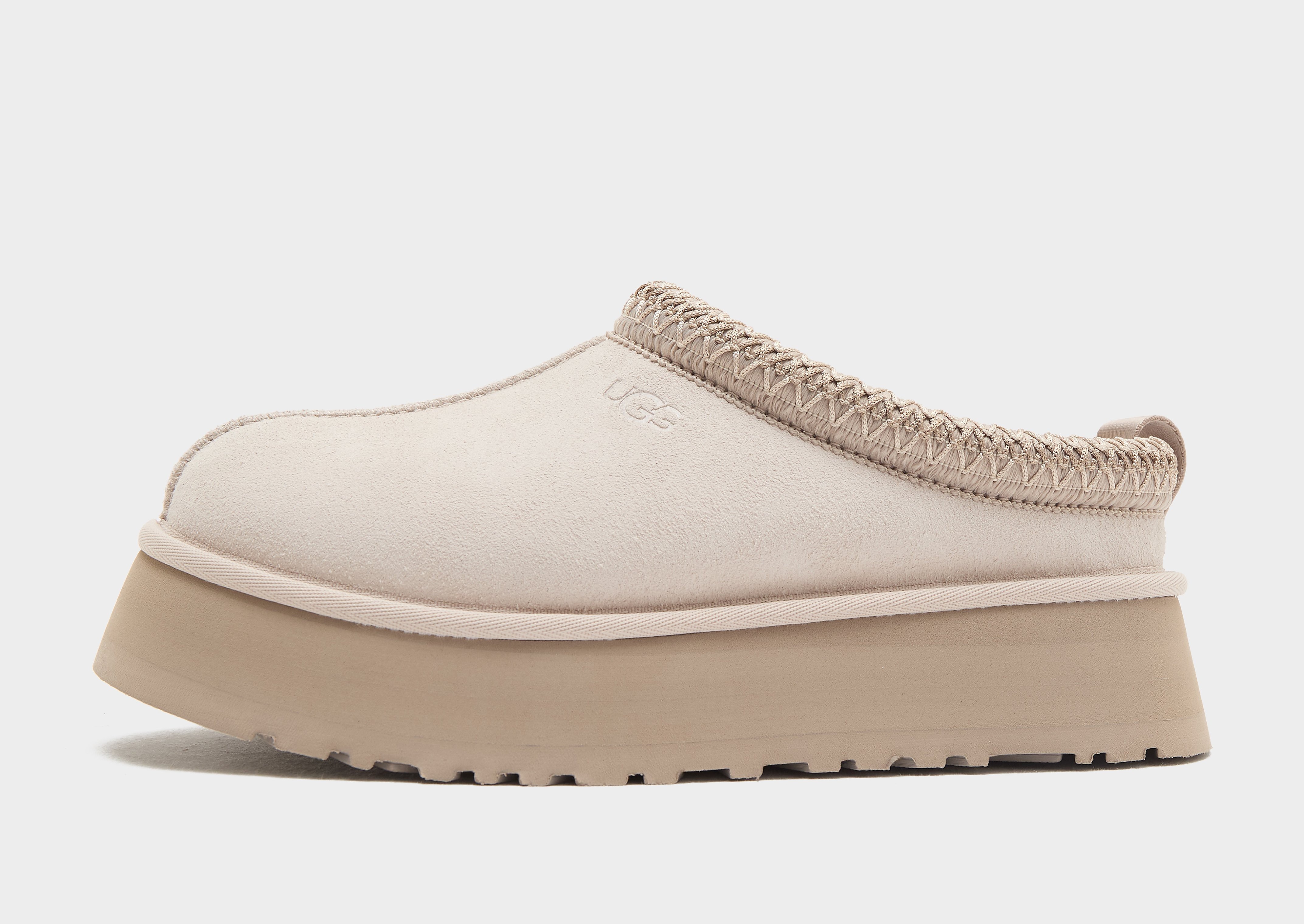 UGG Tazz Platform Slippers Femme Crème Crème