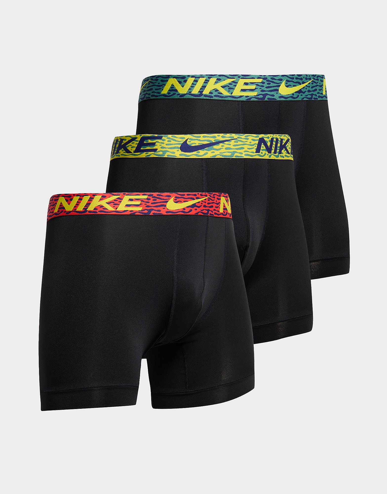 Nike 3 Pack Micro Abstract Print Boxers