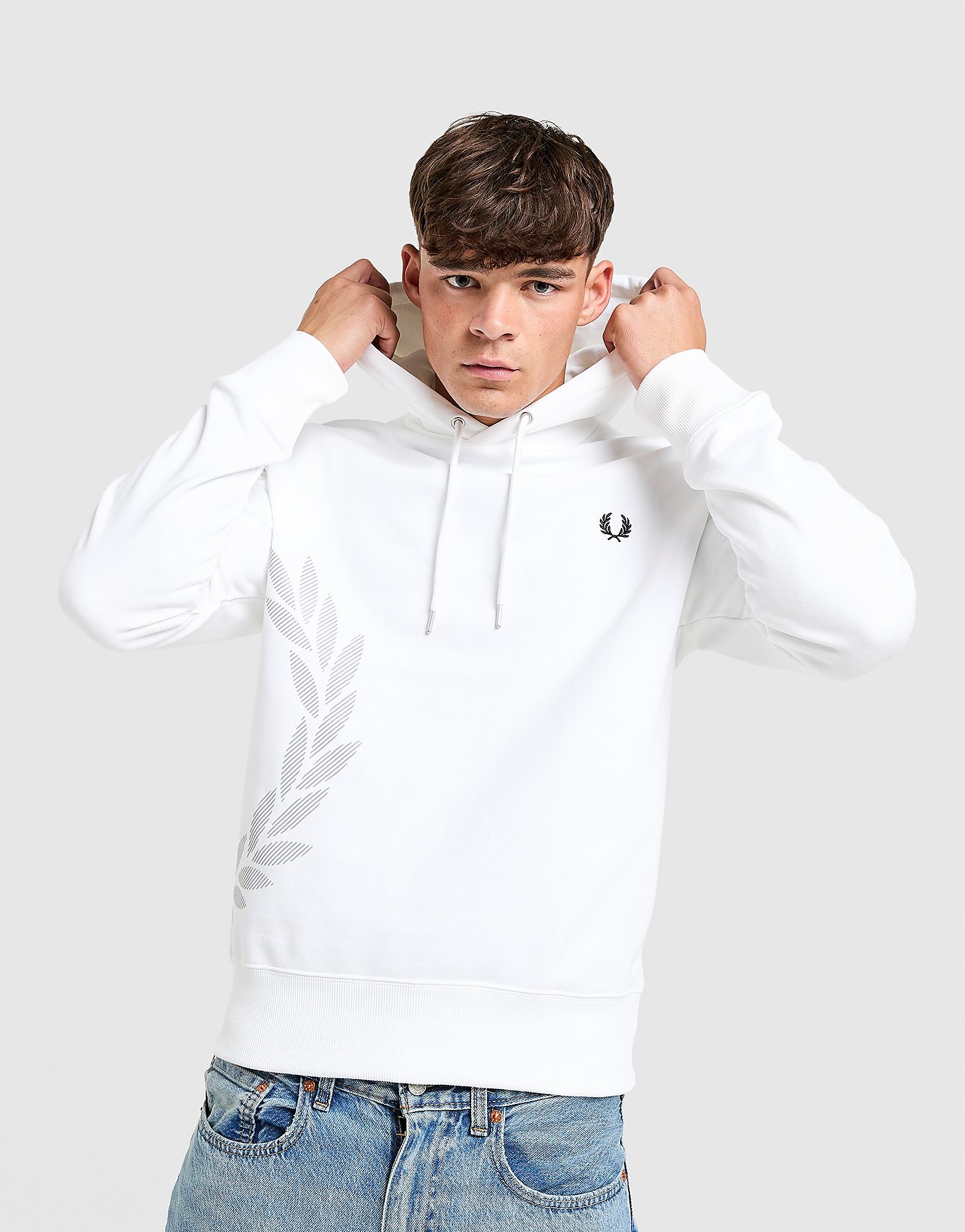 Fred Perry Oversized Laurel Wreath Hoodie