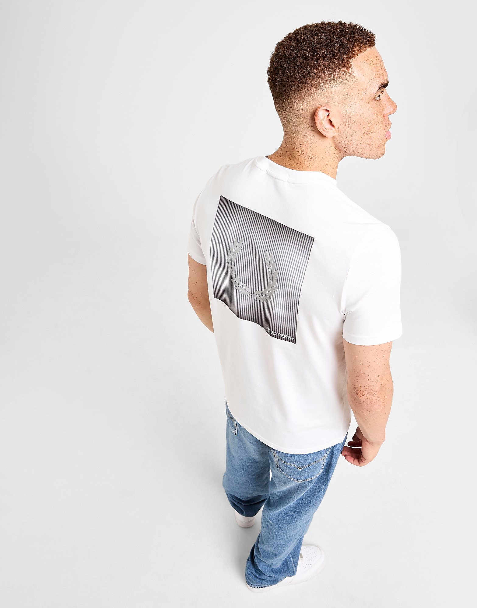 Fred Perry Back Graphic T Shirt