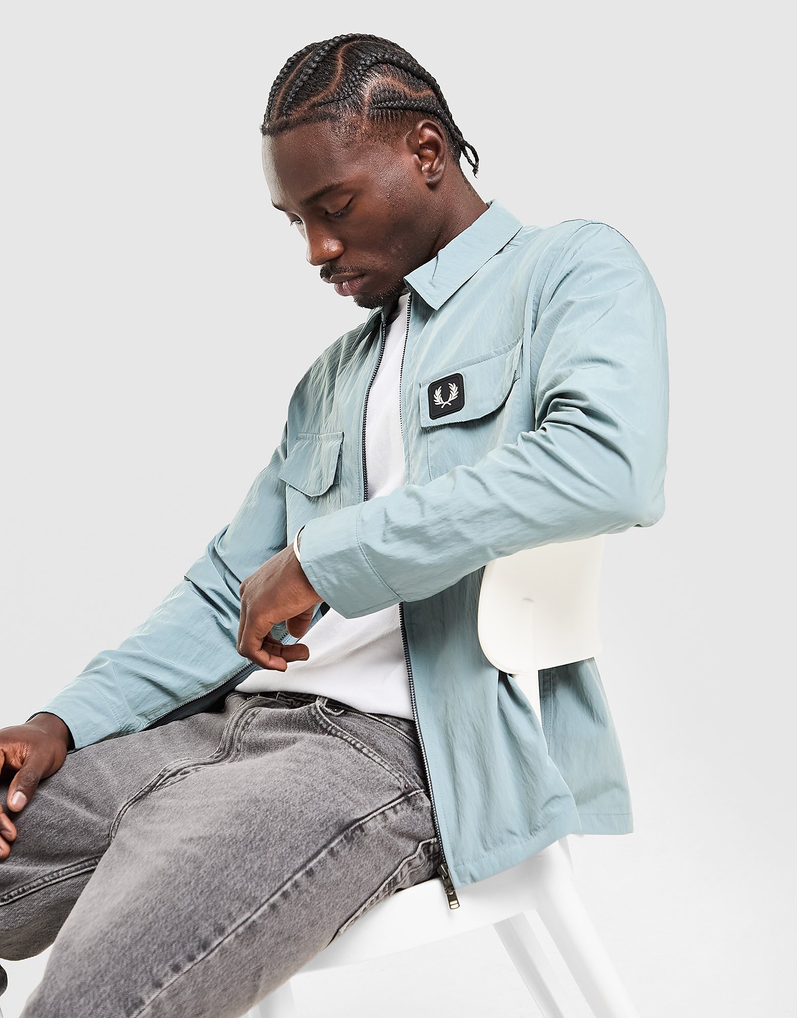 Fred Perry Badge Overshirt - vue 2