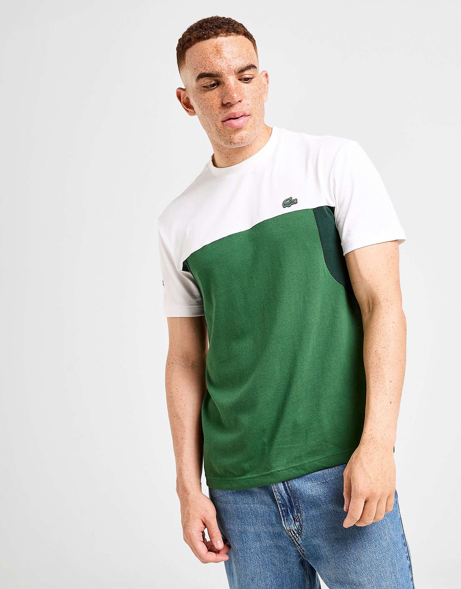 Lacoste Colour Block Panel T Shirt - vue 2