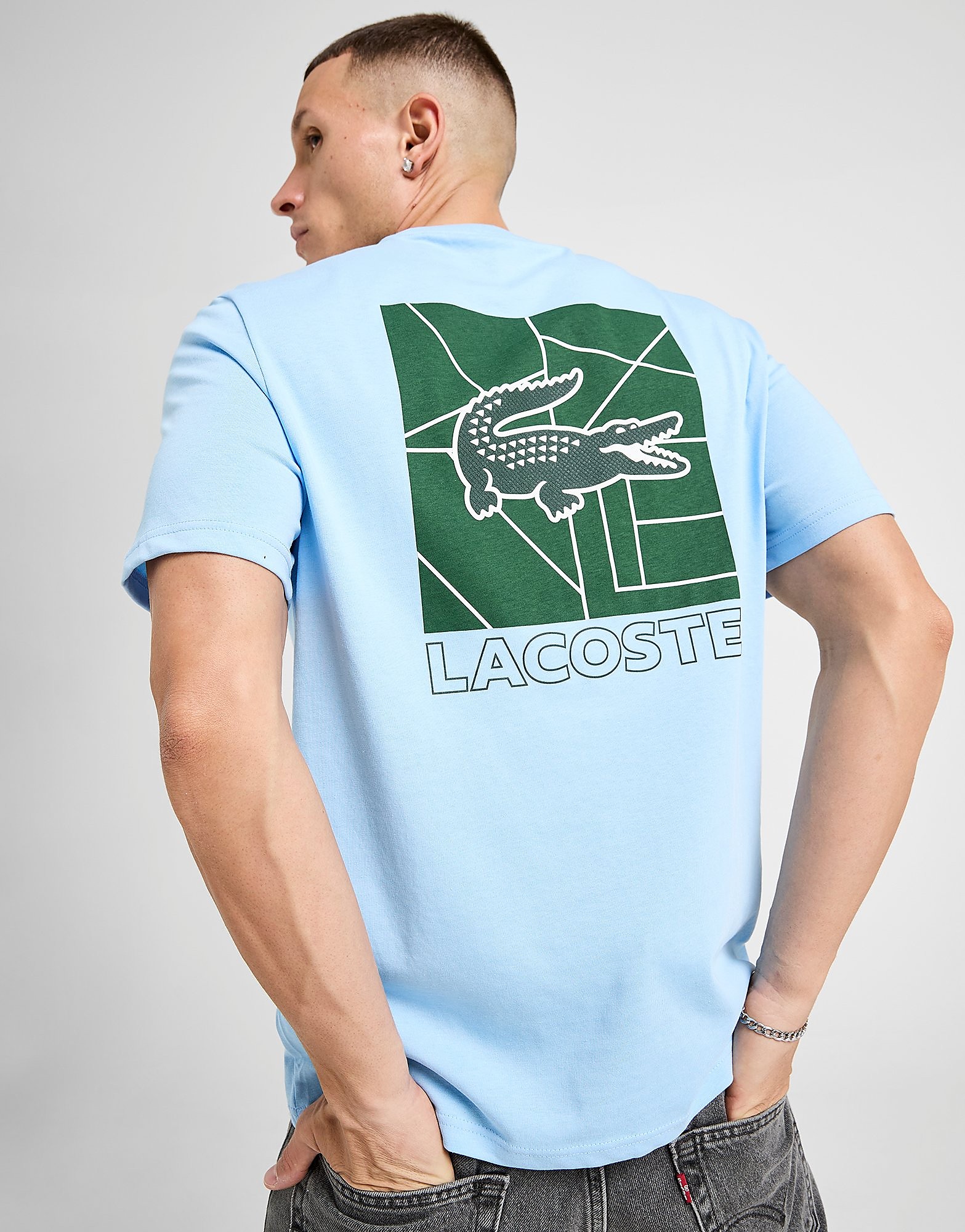 Lacoste Back Croc Graphic T Shirt