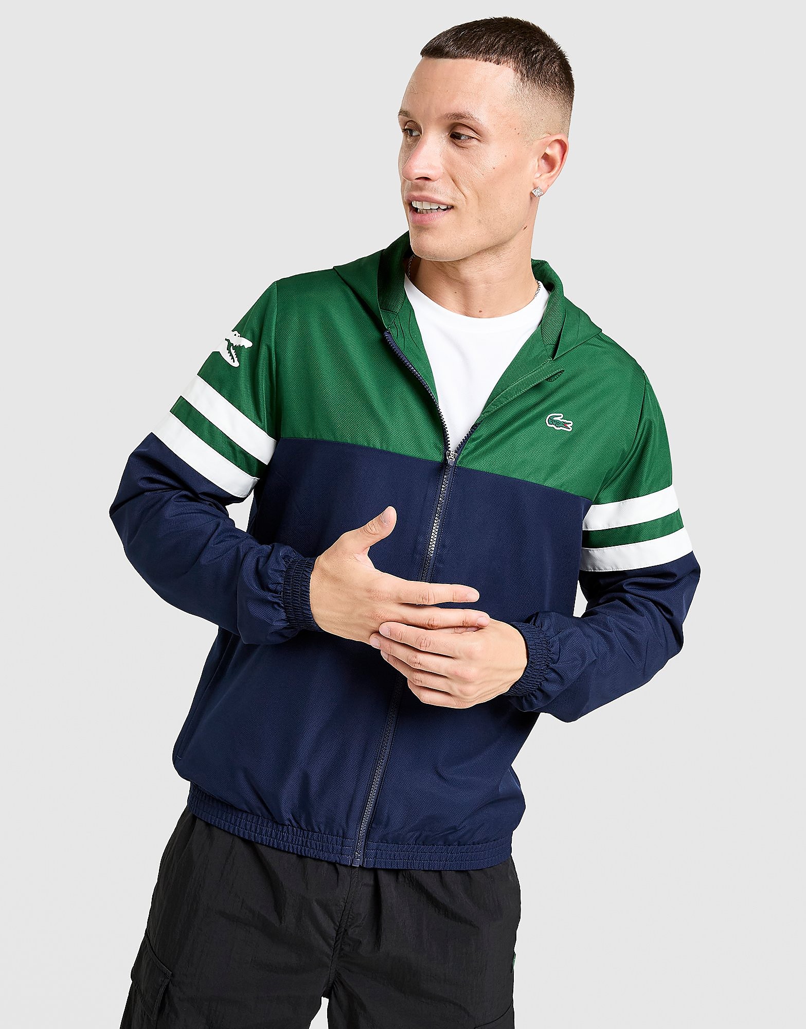 Lacoste Sleeve Croc Full Zip Jacket - vue 2