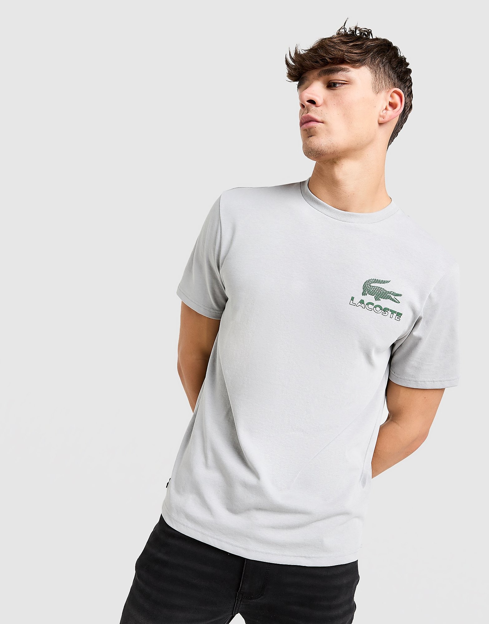Lacoste Back Croc Graphic T Shirt - vue 2