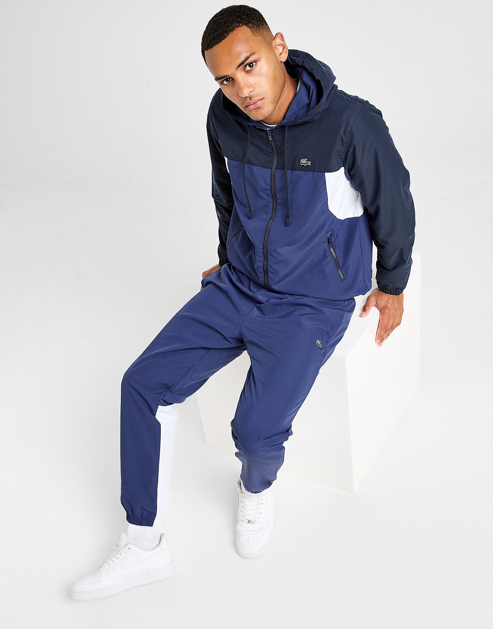 Lacoste Colour Block Panel Full Zip Tracksuit