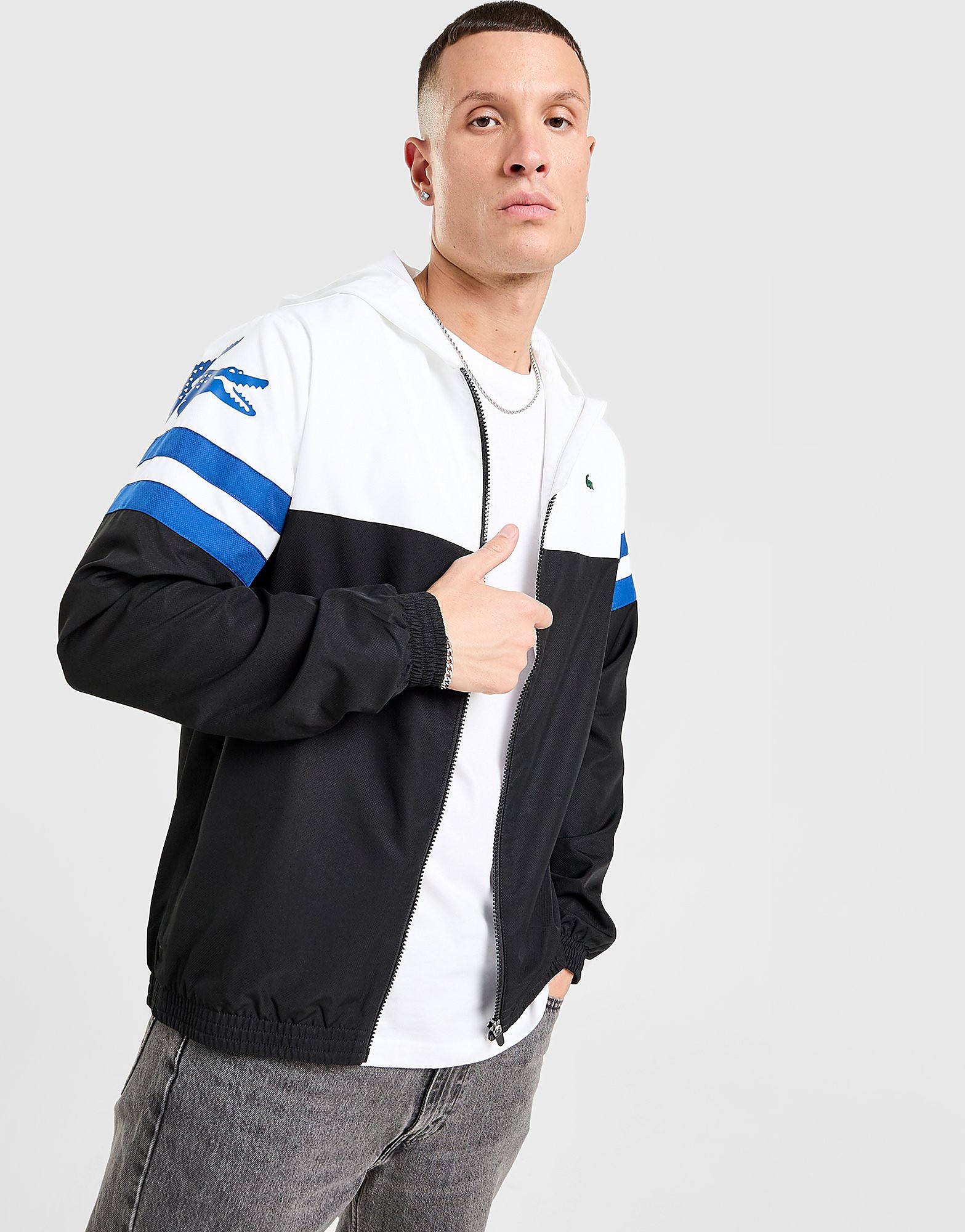 Lacoste Sleeve Croc Full Zip Jacket - vue 3