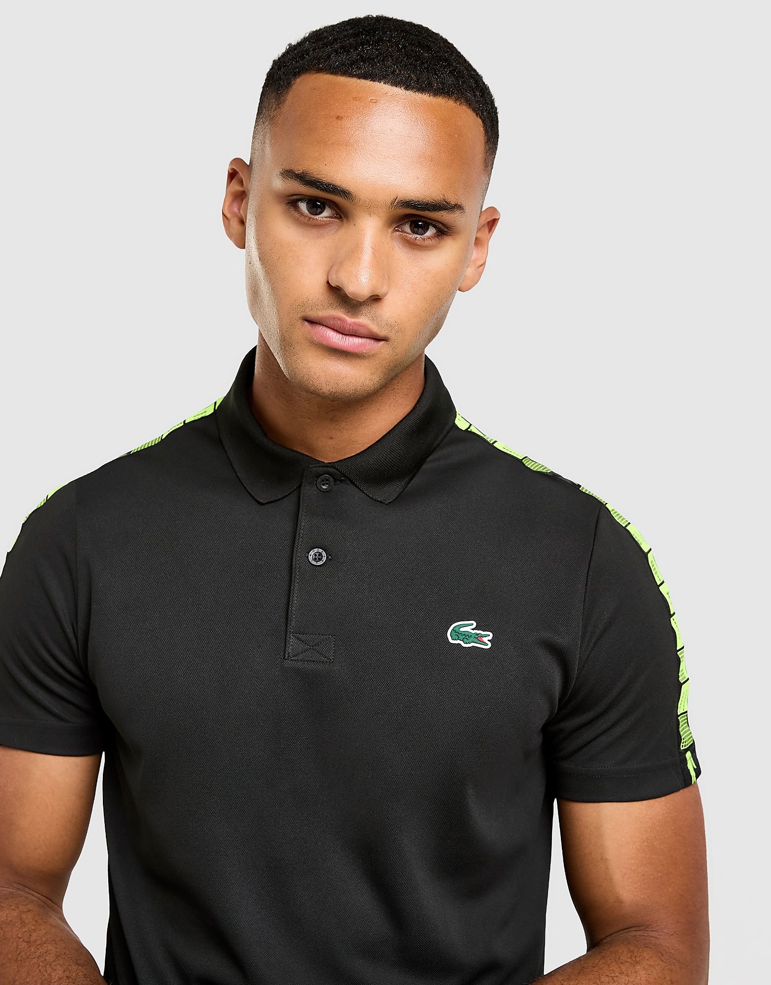 Lacoste Grid Tape Polo Shirt