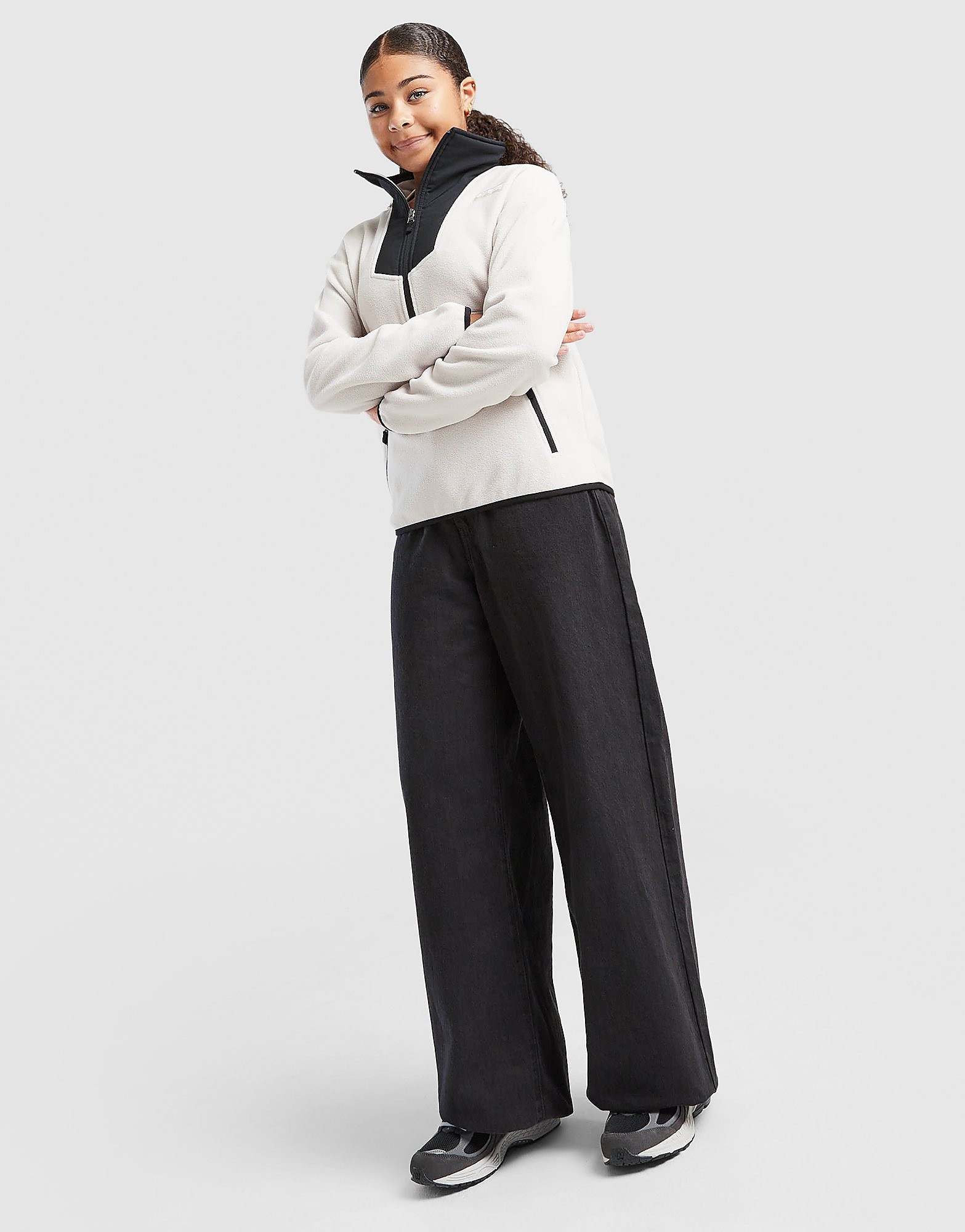 Columbia Girls' Sequoia Grove 12 Zip Fleece Junior Ghiacchio Ice Ghiacchio Ice