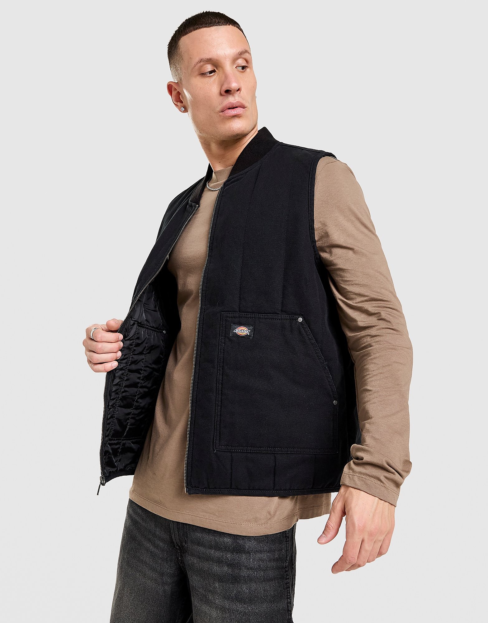 Dickies Quilted Full Zip Gilet