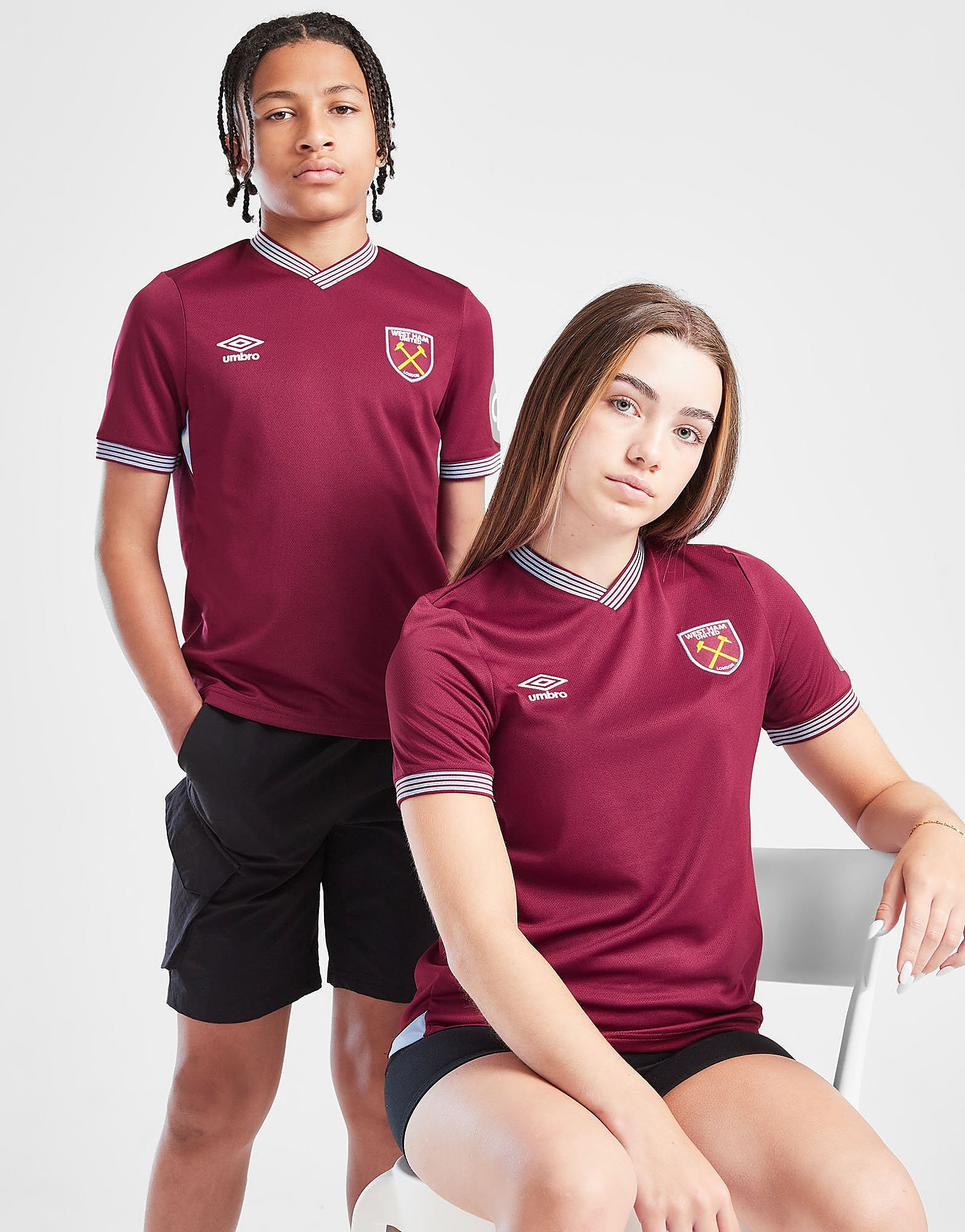 Umbro West Ham United FC 202526 Home Shirt Junior