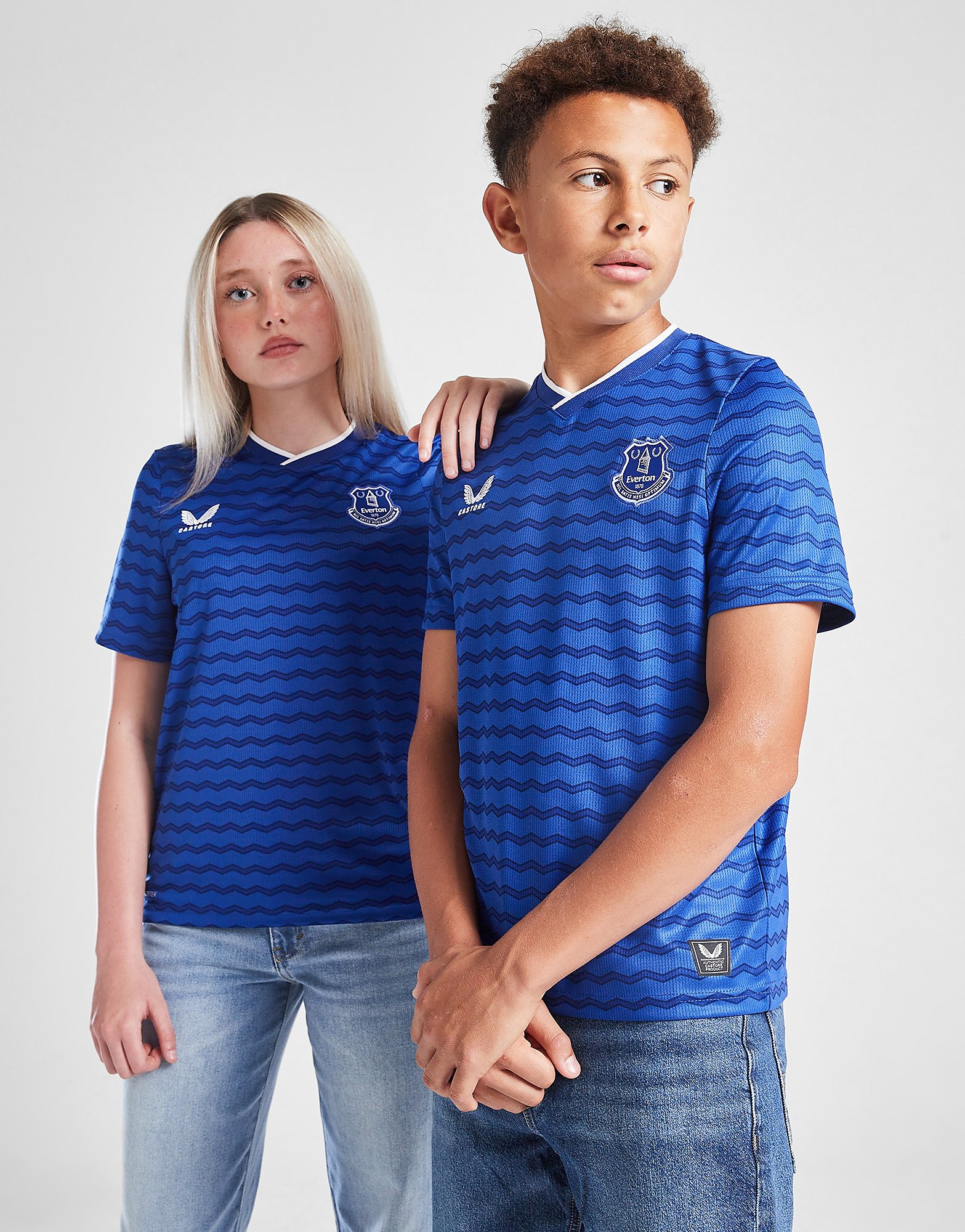 Castore Everton FC 202526 Home Shirt Junior