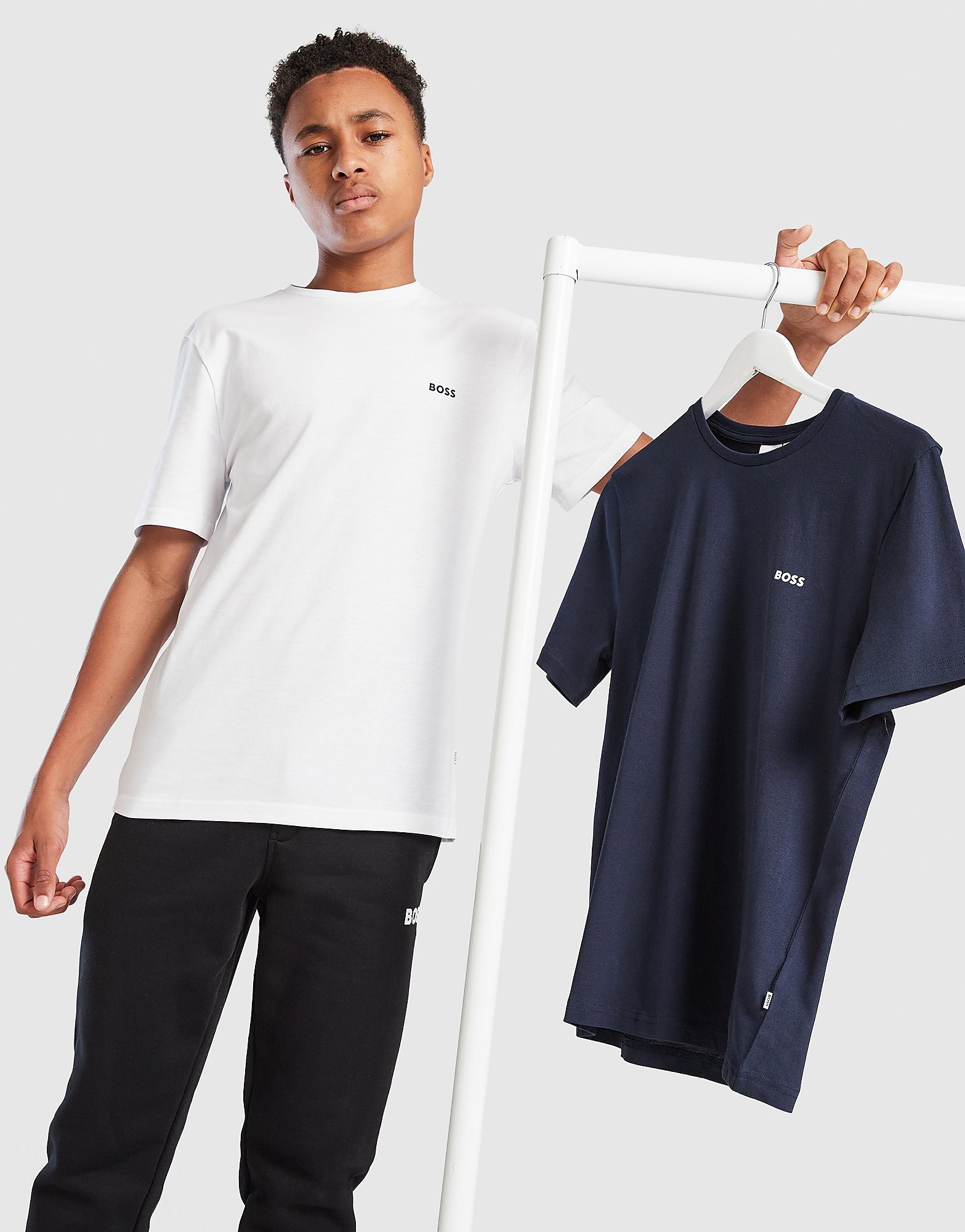 BOSS Pack de 2 t shirts à petit logo Junior - vue 3