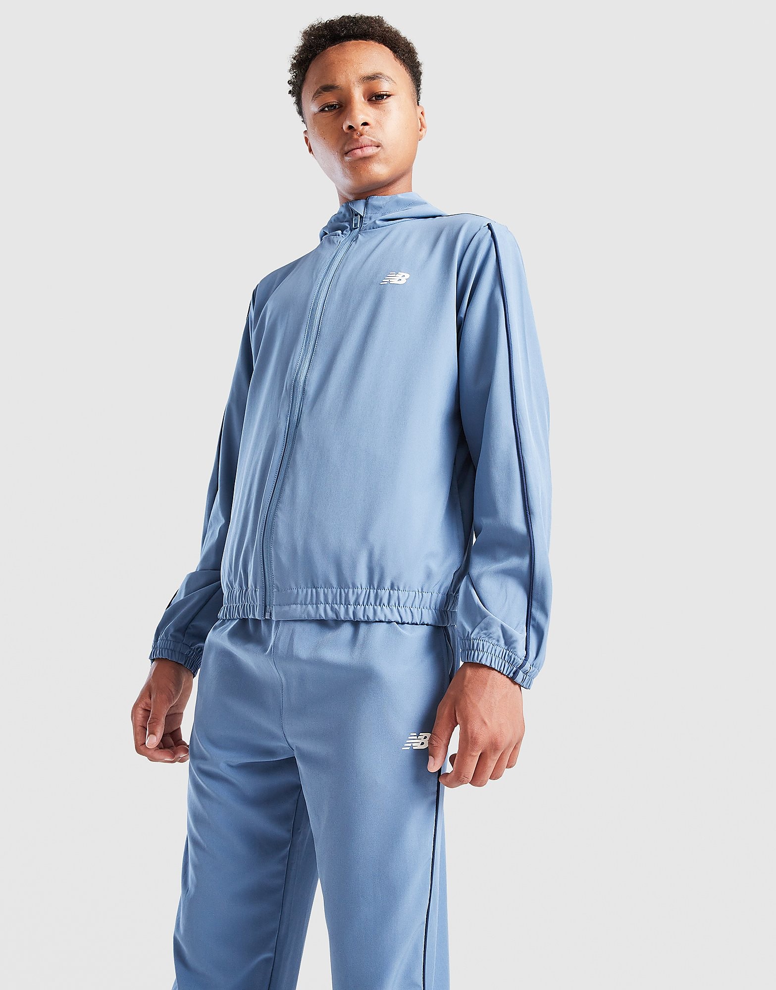 New Balance Track Woven Hooded Jacket Junior