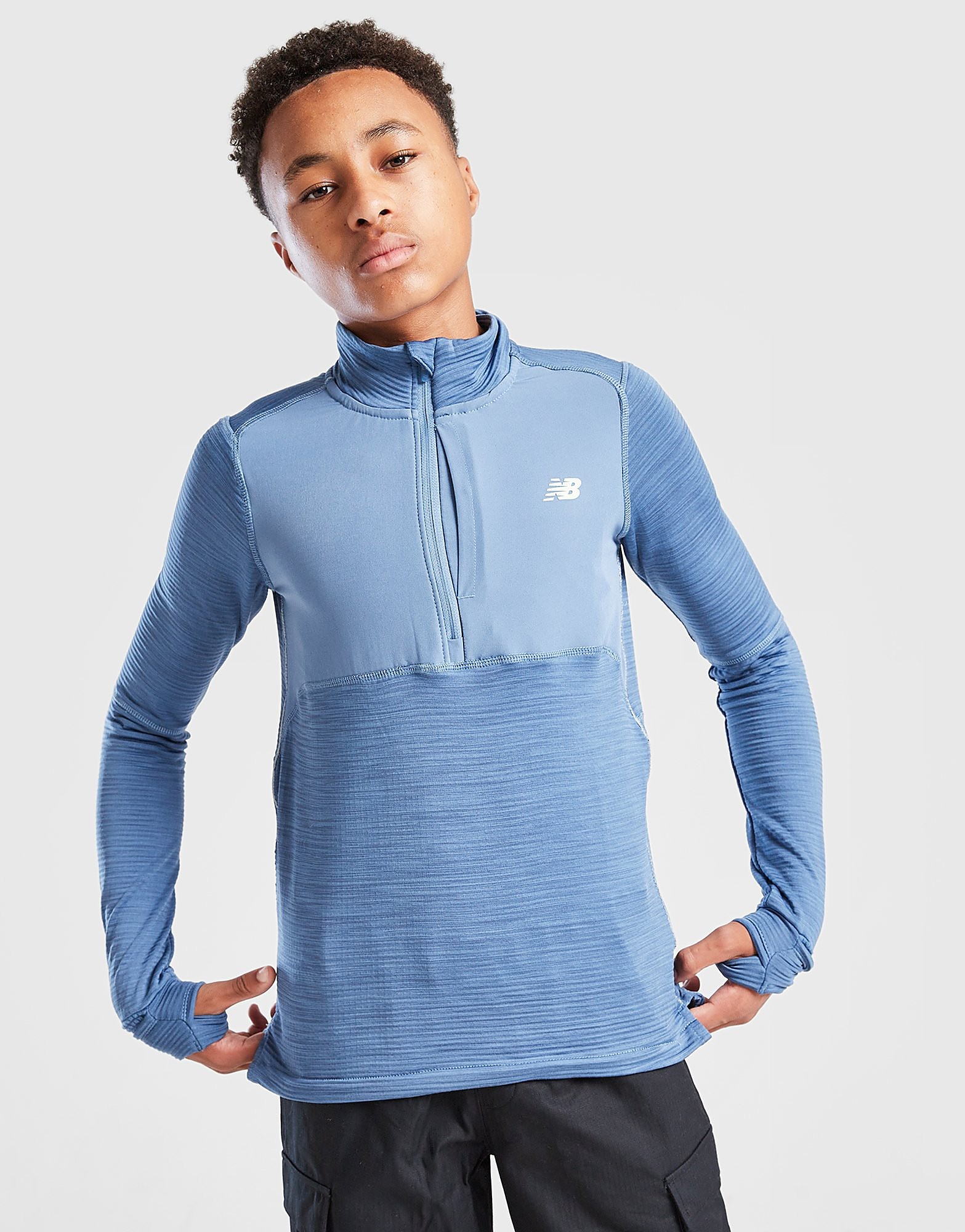 New Balance Winter 12 Zip Track Top Junior