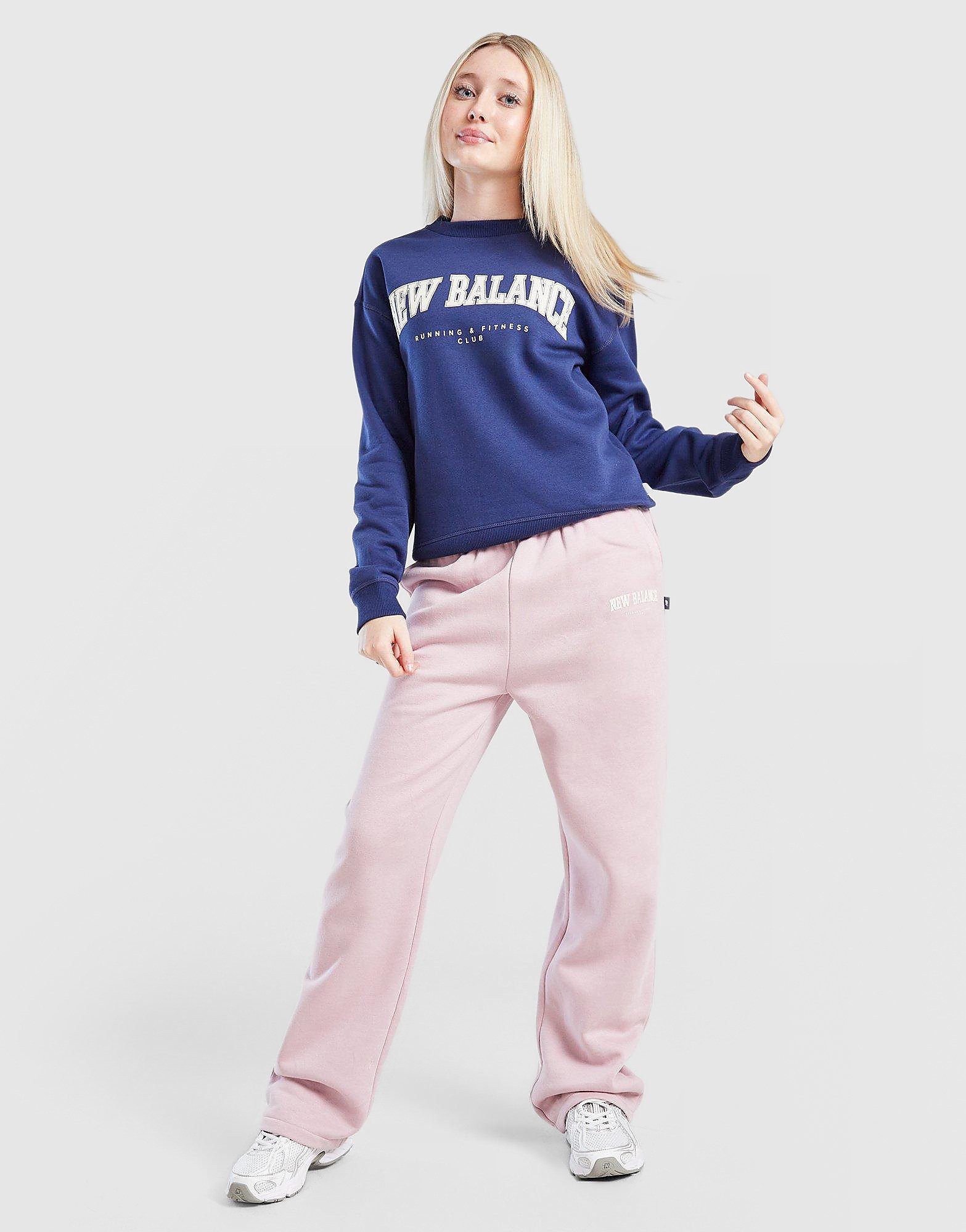 New Balance Girls' Varsity Crew Sweatshirt Junior