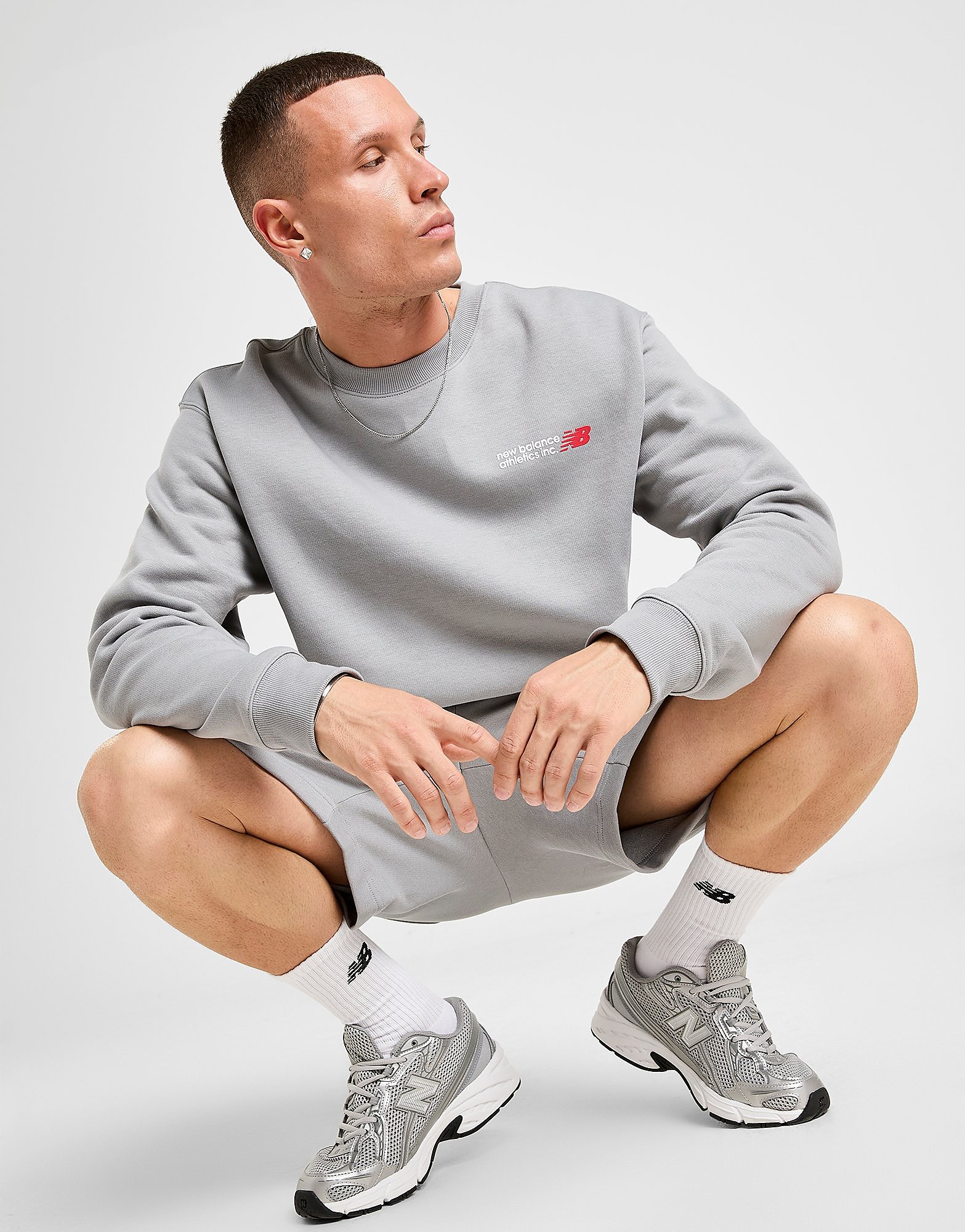 New Balance Core Logo Crew Sweatshirt - vue 2