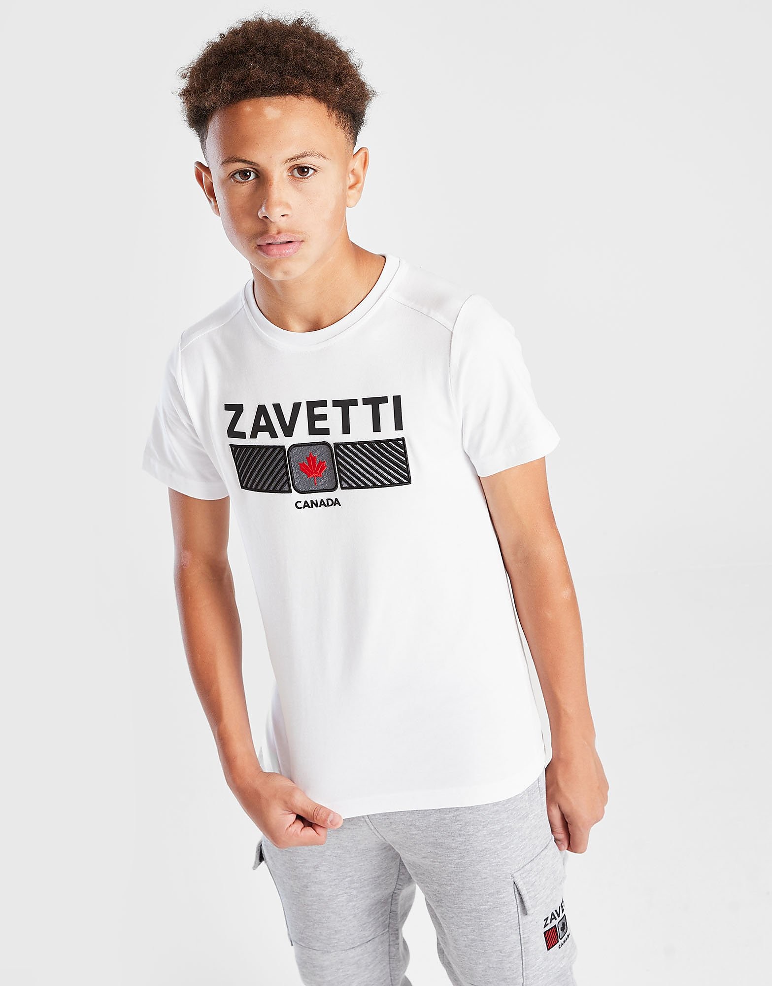 Zavetti Canada Ovello Chevron T Shirt Junior