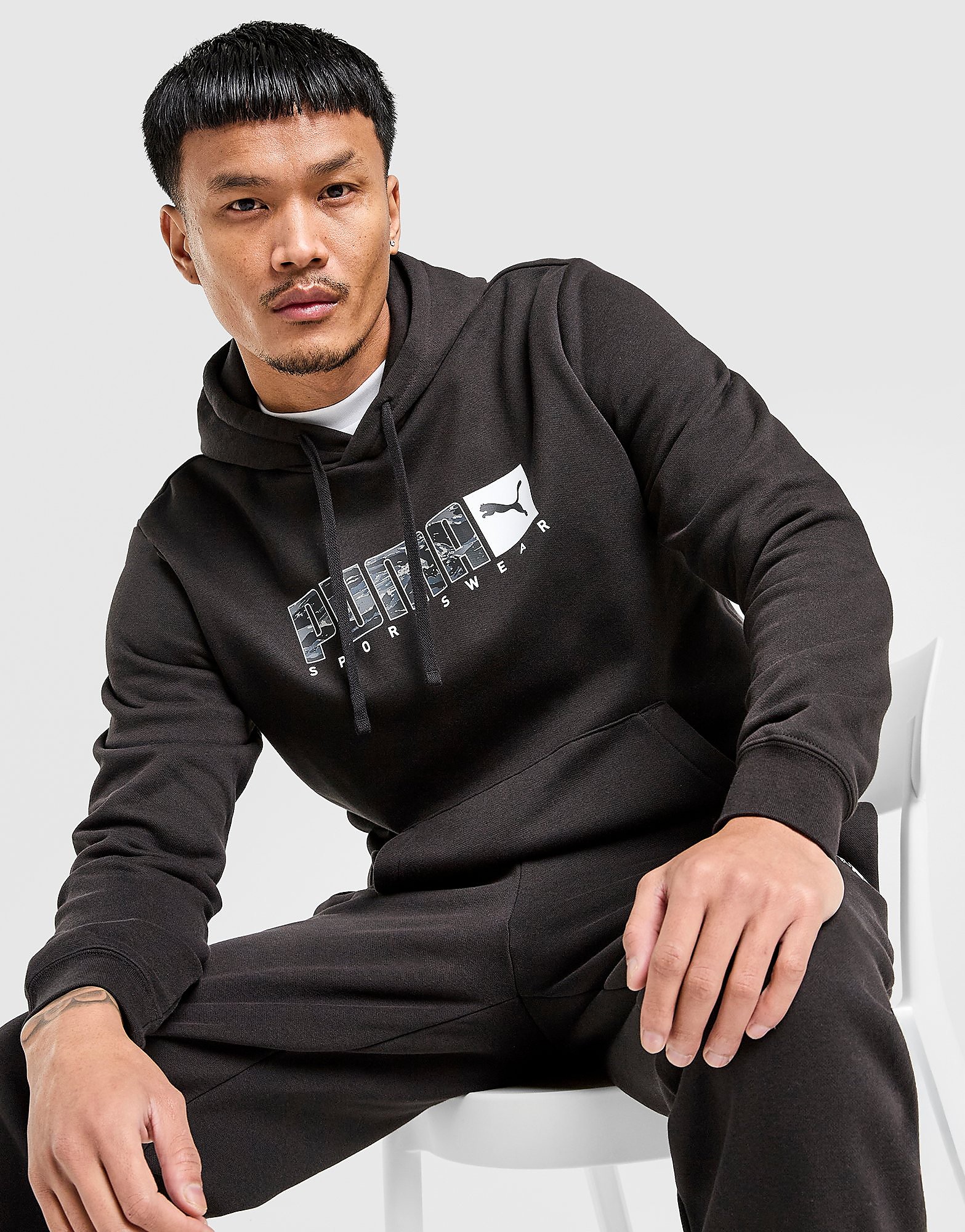 PUMA Sweat à capuche Core Sportswear Homme
