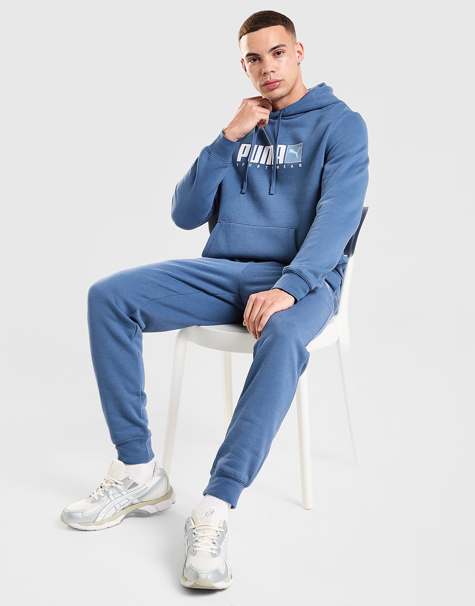 PUMA Sweat à capuche Core Sportswear Homme Ecru Tint Ecru Tint - vue 6