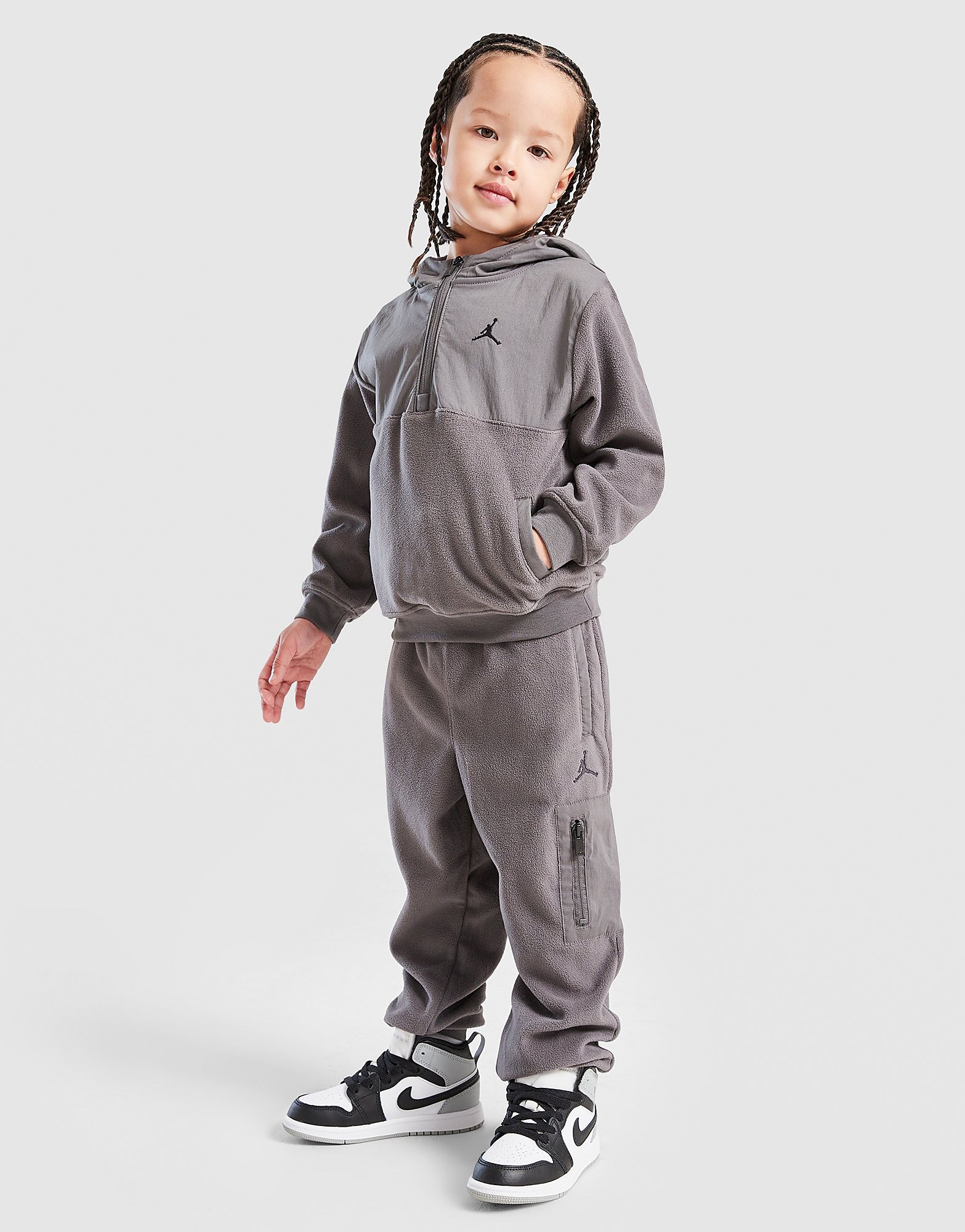 Jordan Polar Fleece Overhead Tracksuit Children