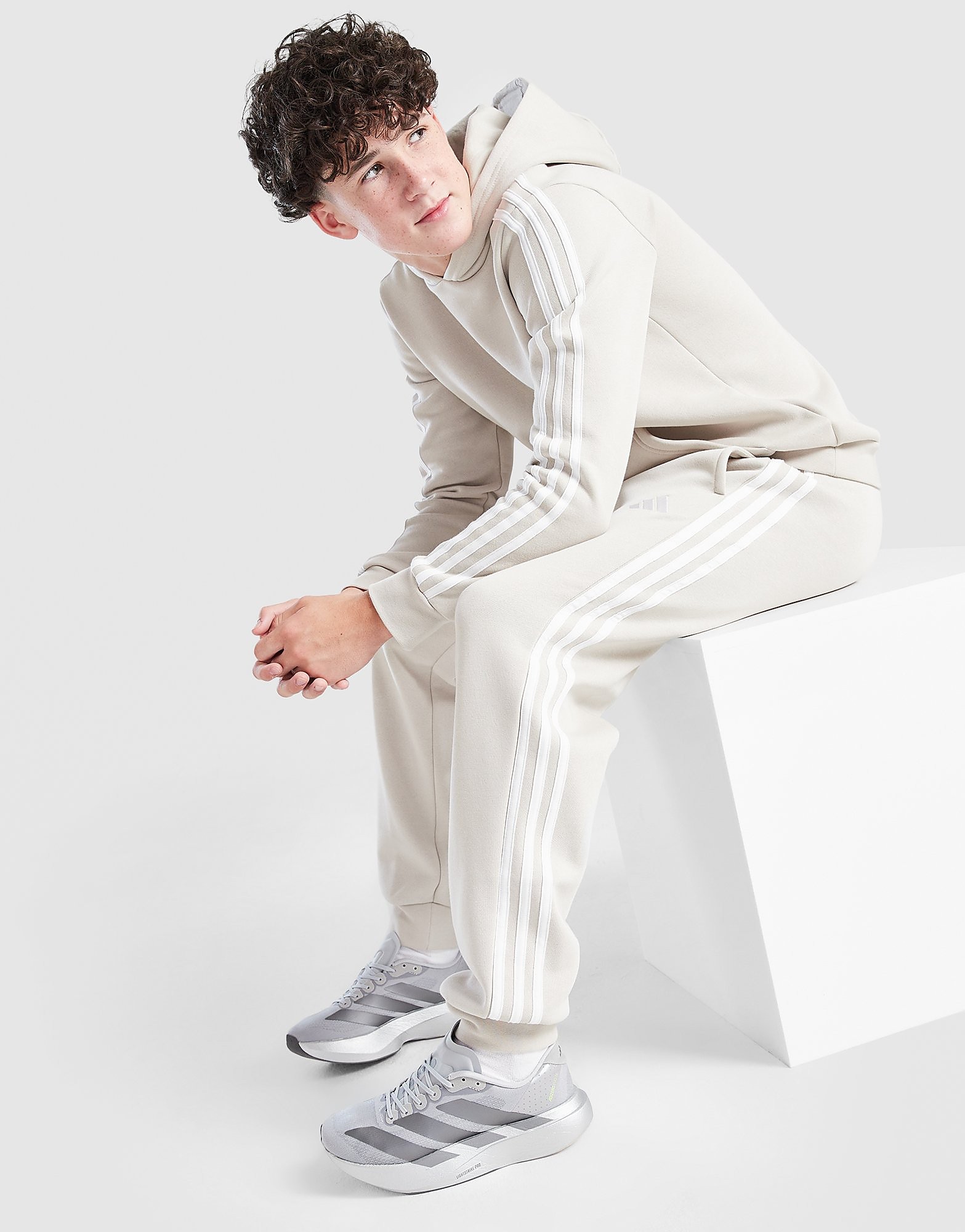 adidas 3 Stripes Energize Track Pants Juniors Maron Maron