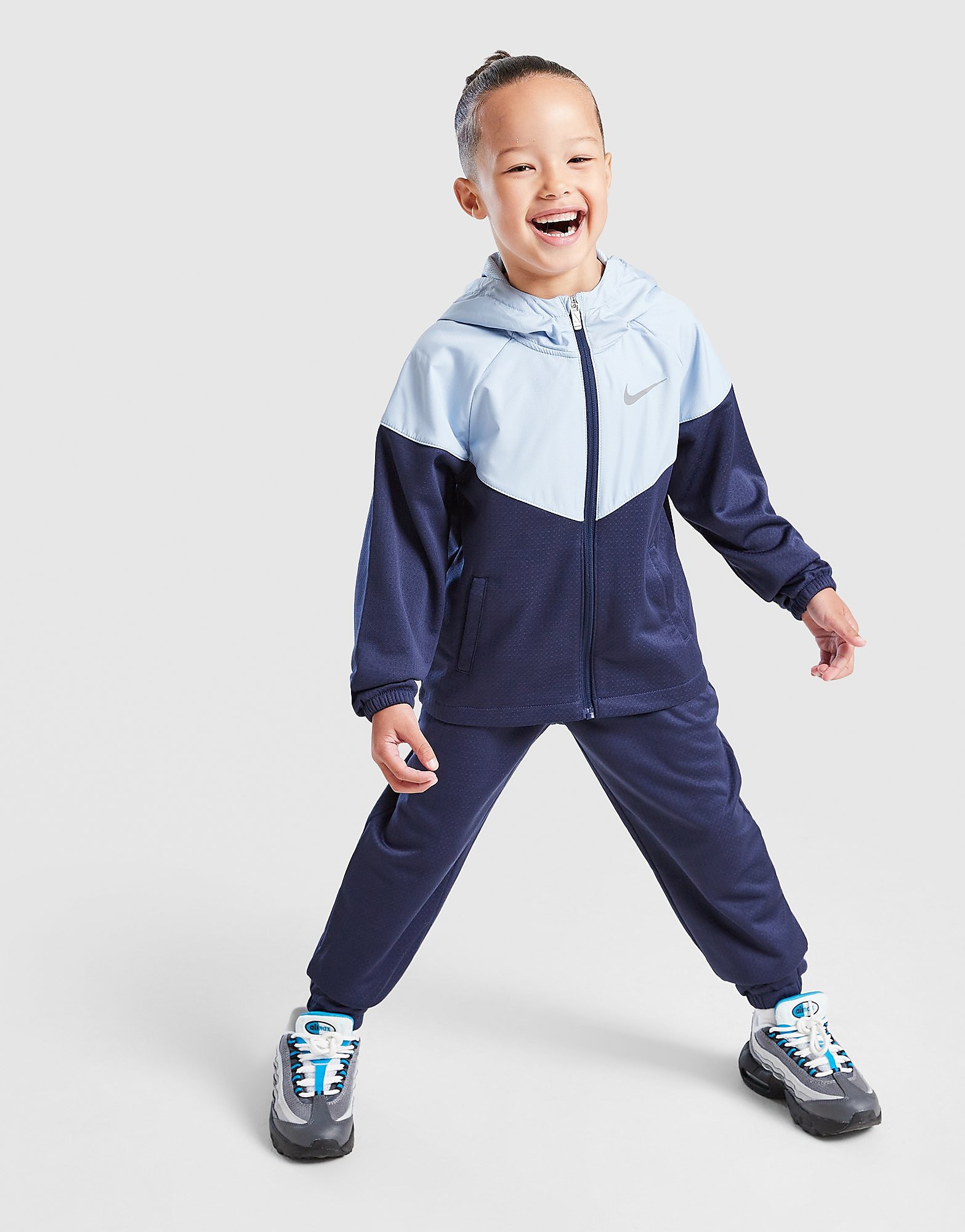 Nike Miler Woven Full Zip Tracksuit Children