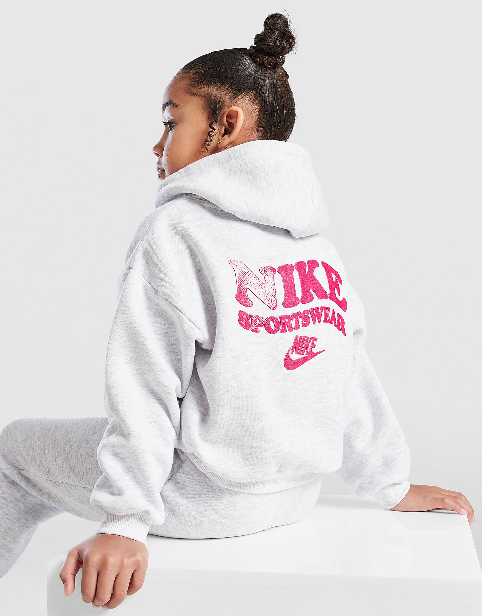 Nike Girls' Bubble Overhead Tracksuit Children