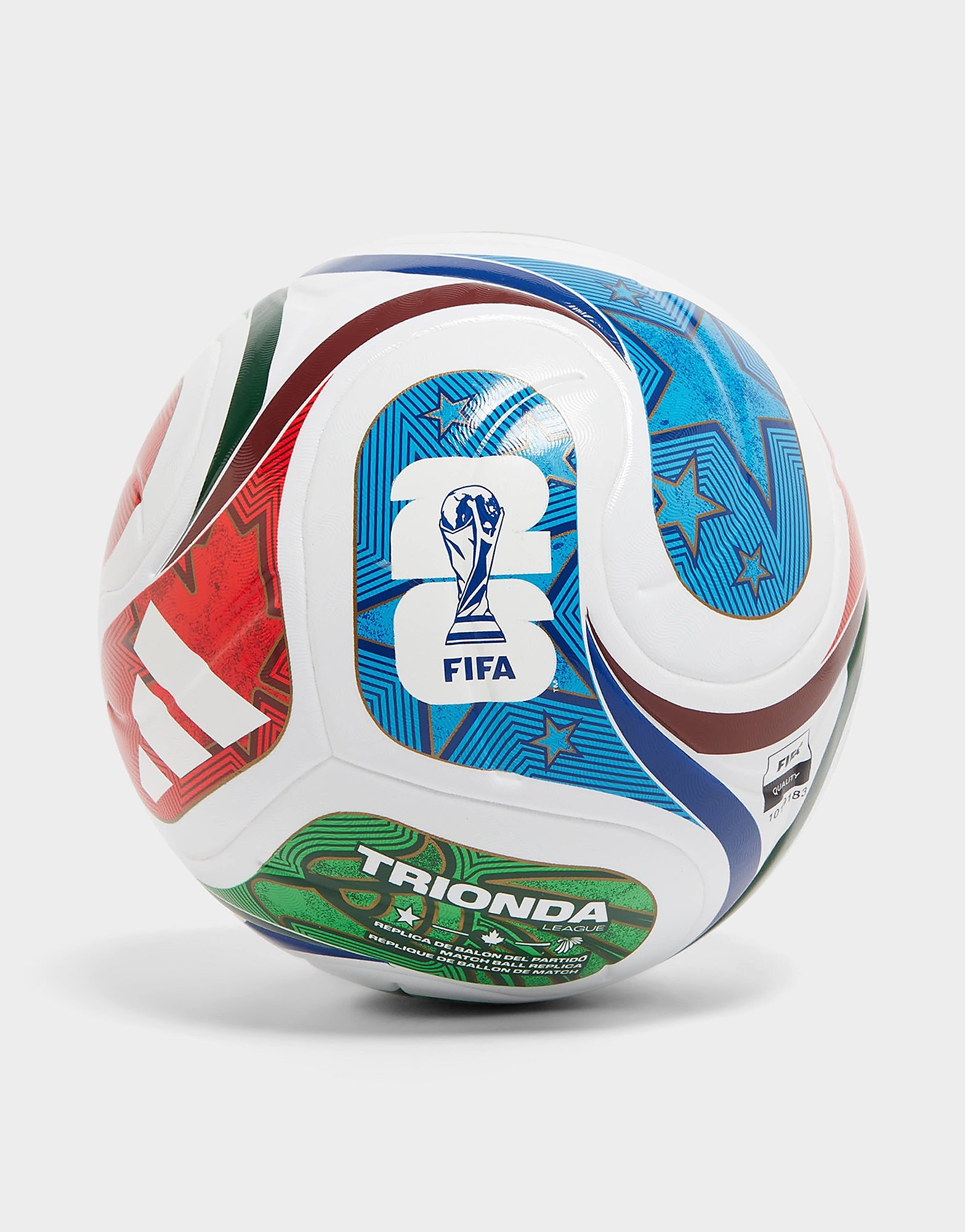 adidas Ballon World Cup 26 Trionda League - Blanc, Blanc