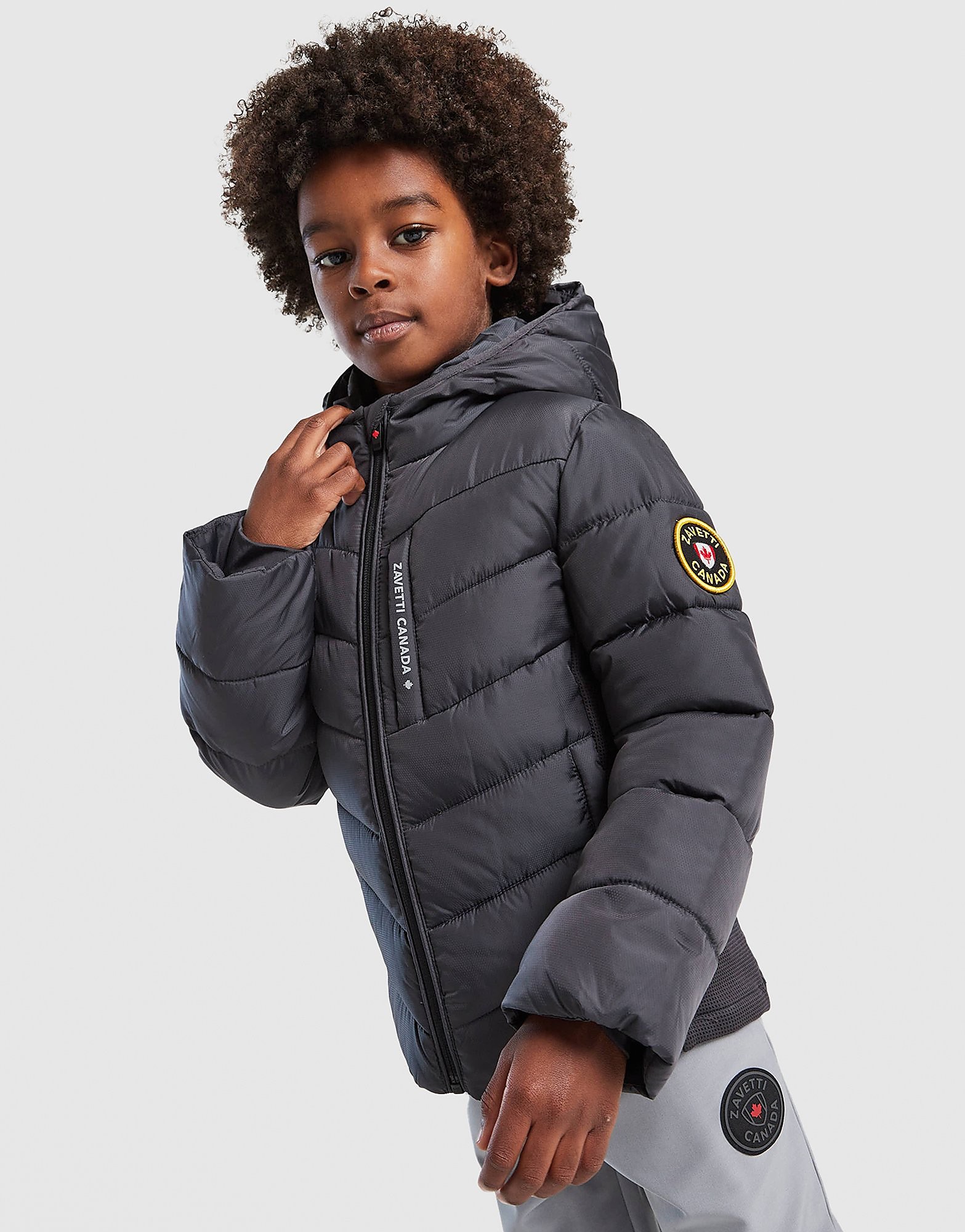Zavetti Canada Fallino Hybrid Baffle Jacket Children Storm Storm