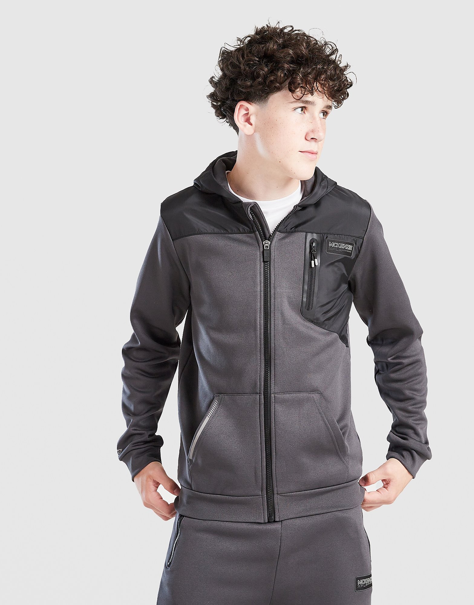 McKenzie Nitro Poly Full Zip Hoodie Junior