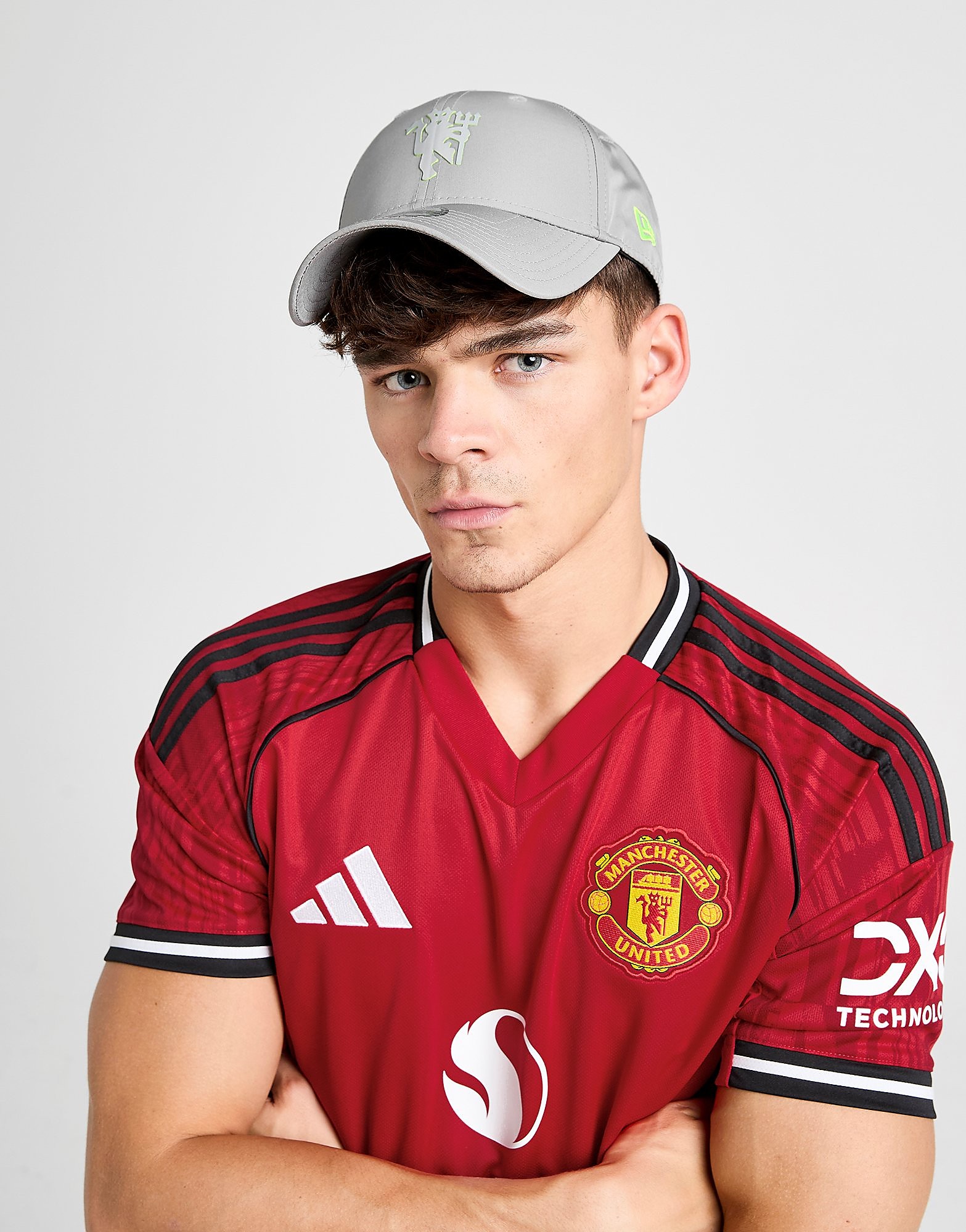 Mens Cappellino Manchester United FC 9FORTY - Grigio, grigio grigio Donna taglia One Size