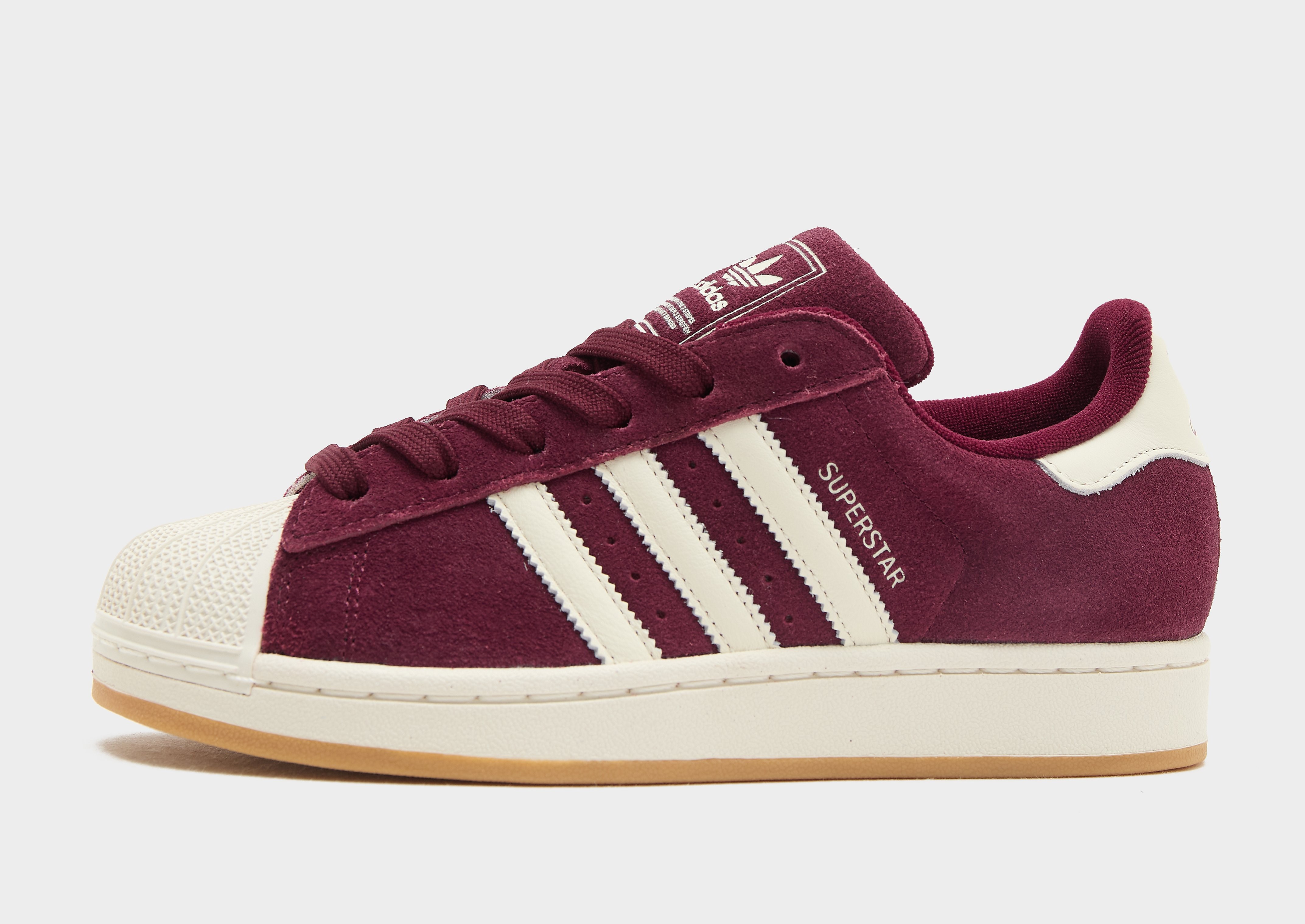Adidas Superstar damessneaker rood