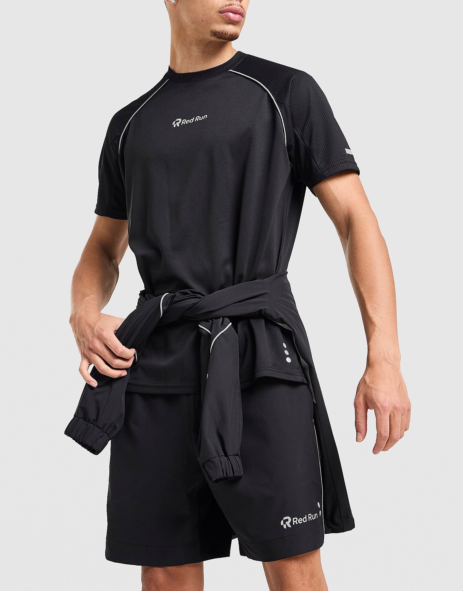 Run Activewear Panel Sport Shorts