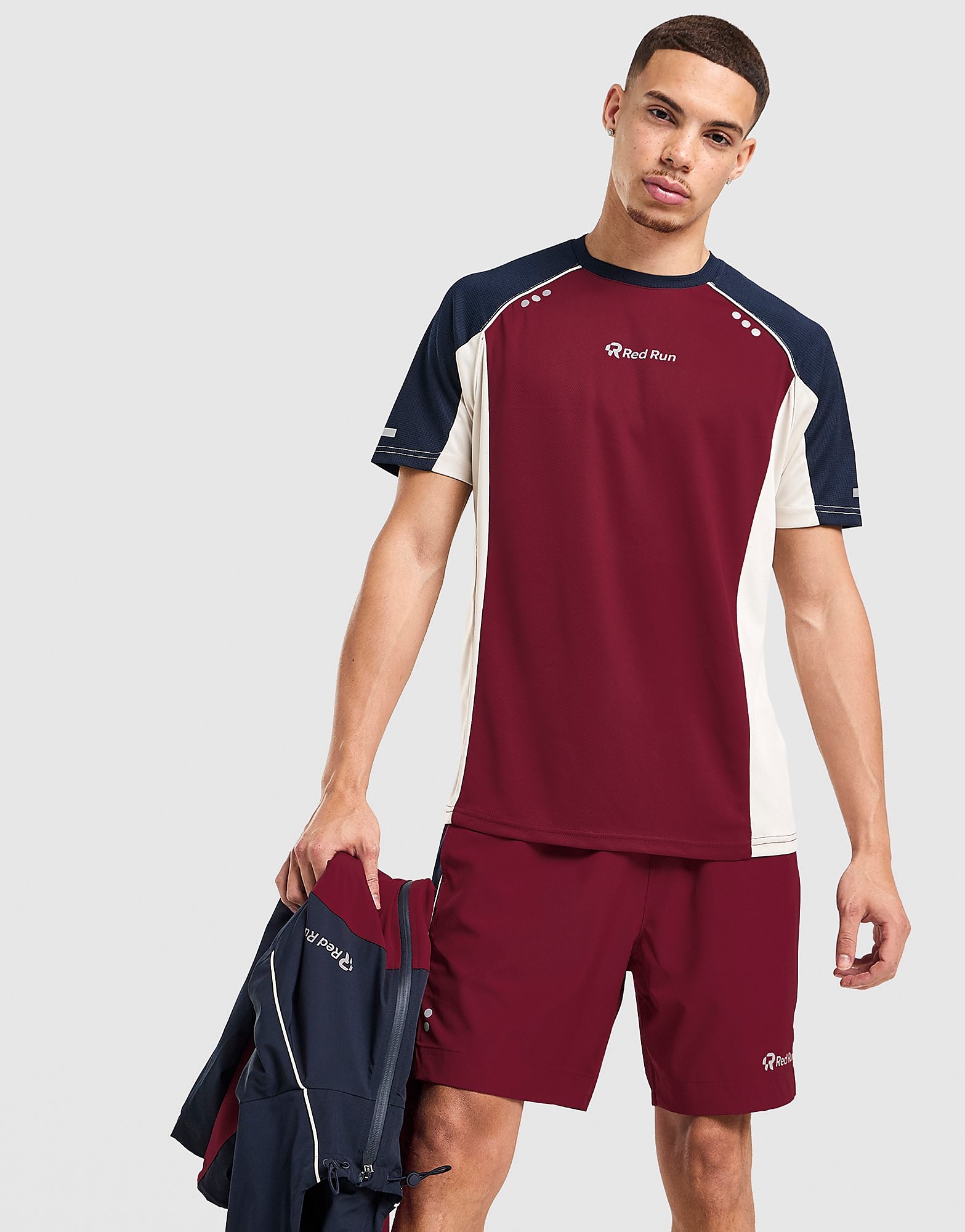 Run Activewear Panel Sport Shorts - vue 2