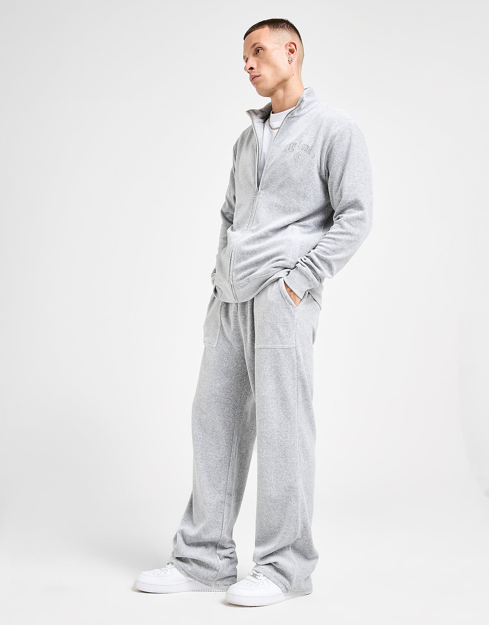 Dirty London Reed Velour Track Pants