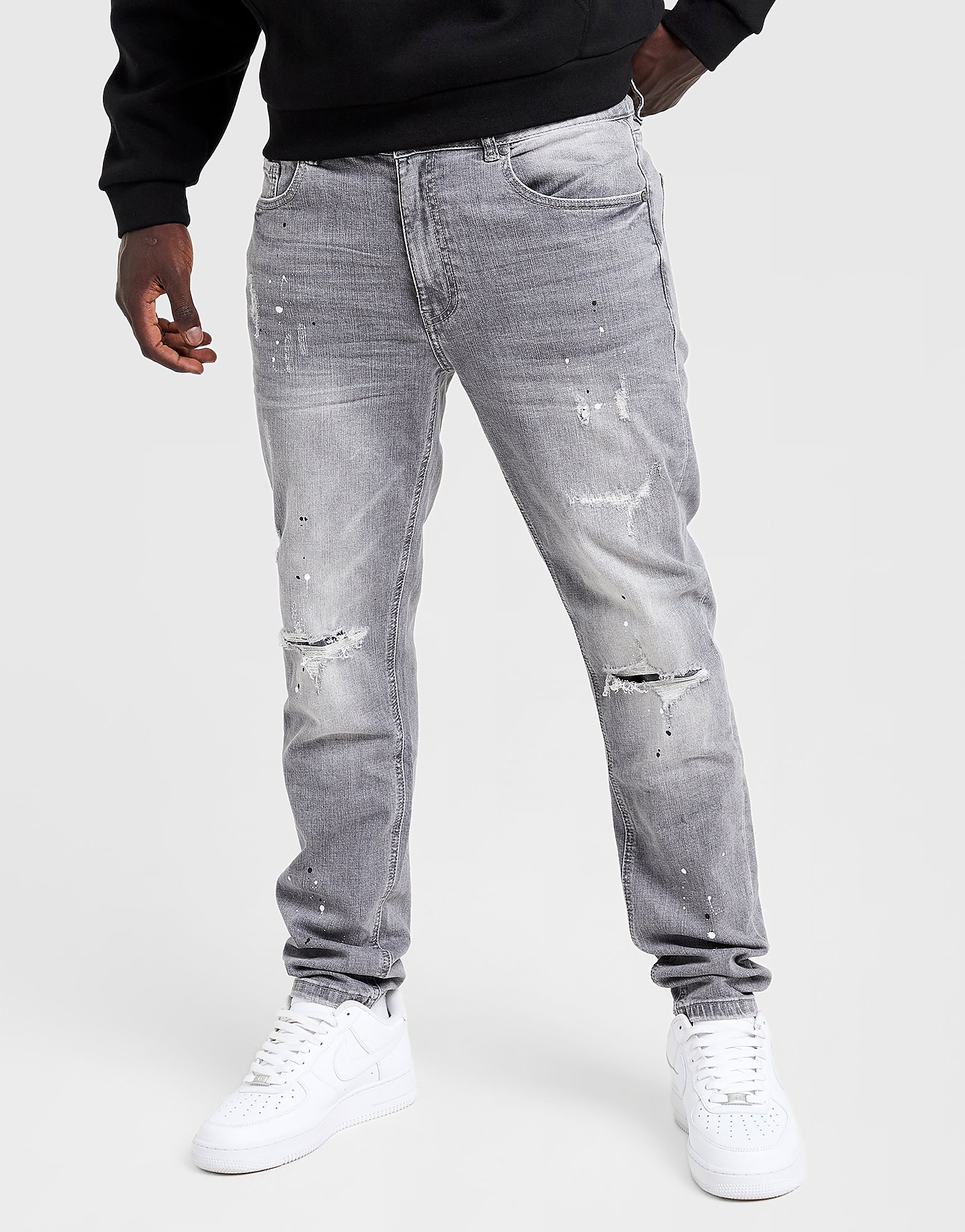 Supply & Demand Aapo Slim Ripped Jeans