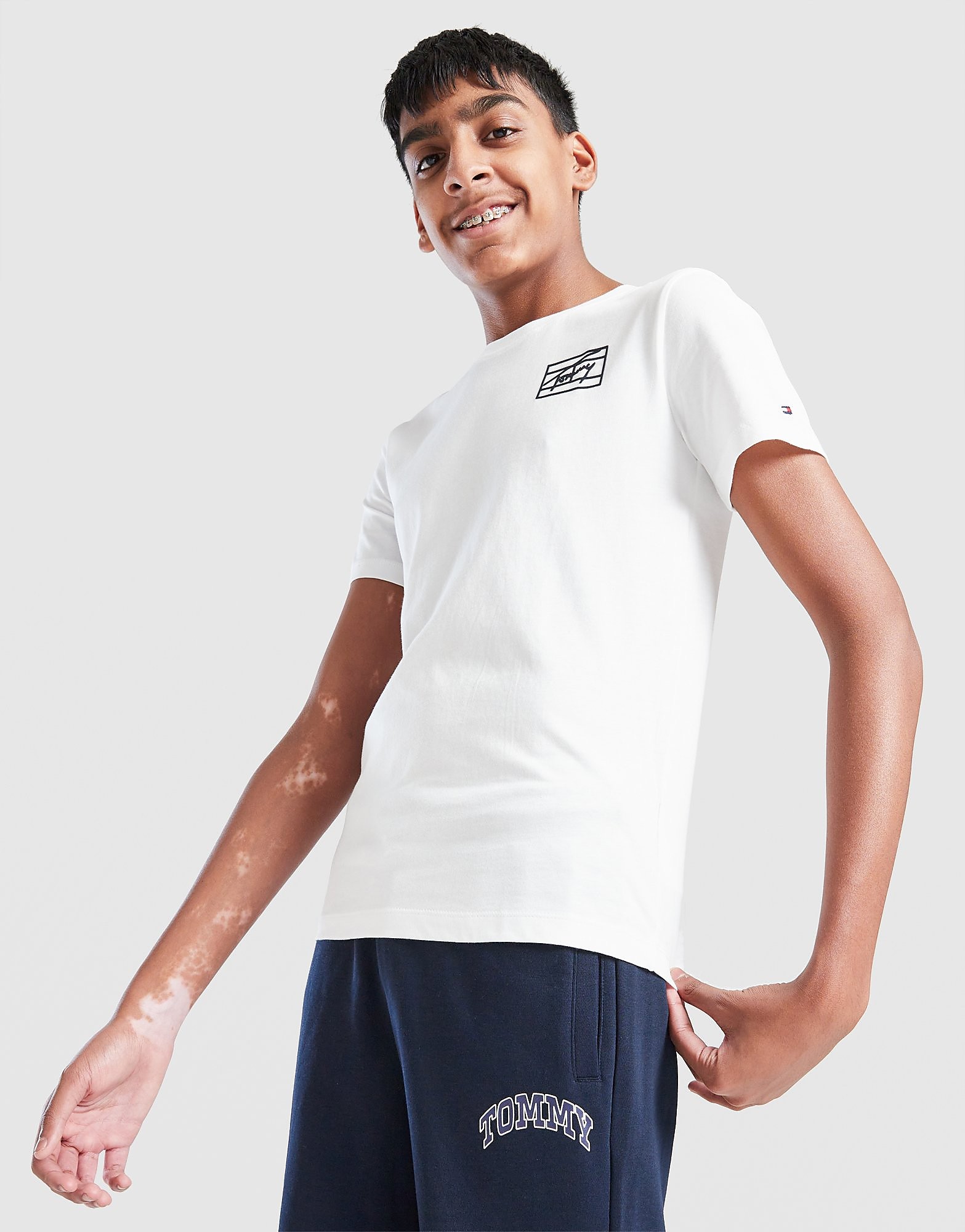 Tommy Hilfiger Varsity Small Logo T Shirt Junior
