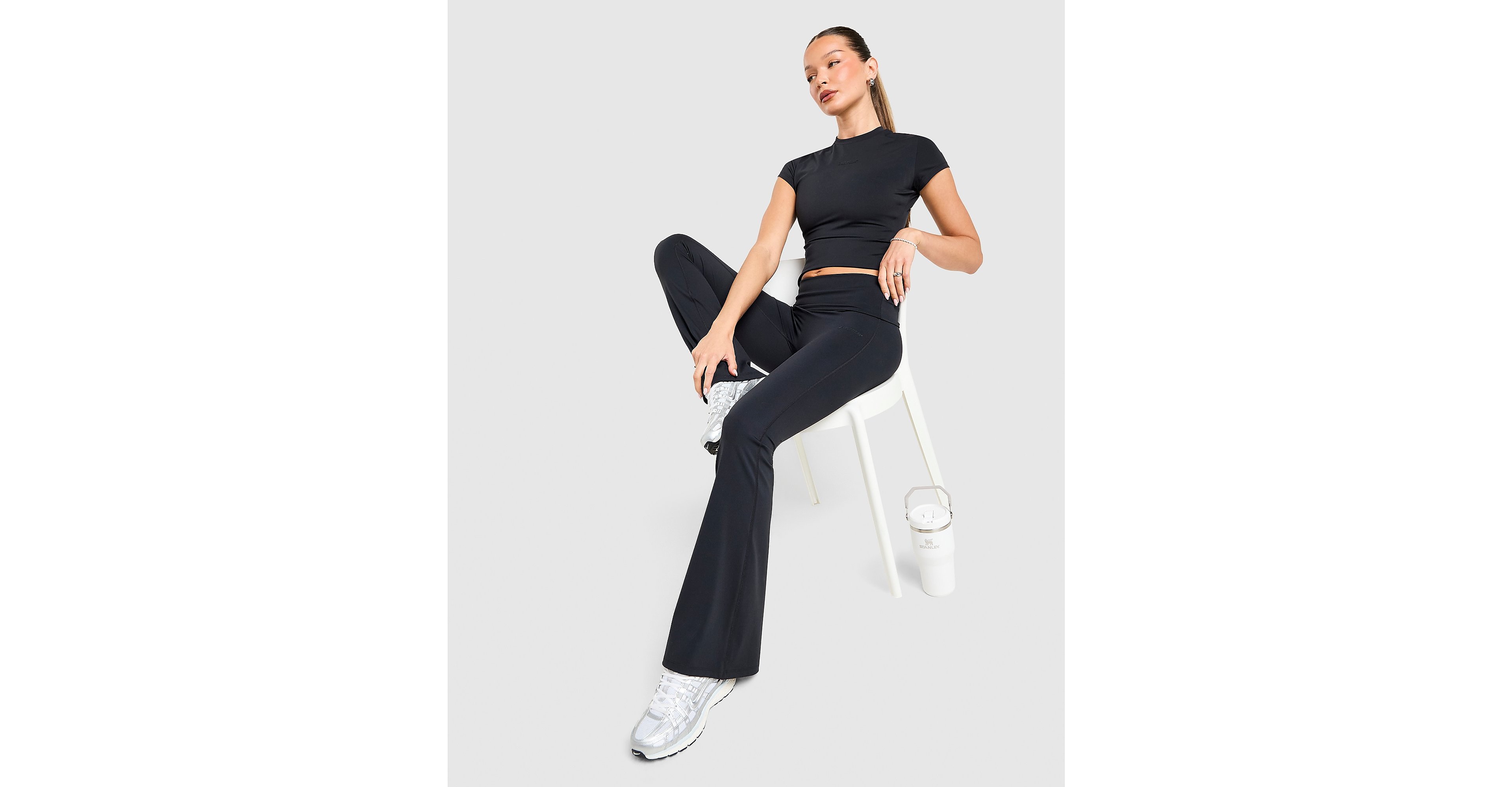 Foldover Flare Leggings