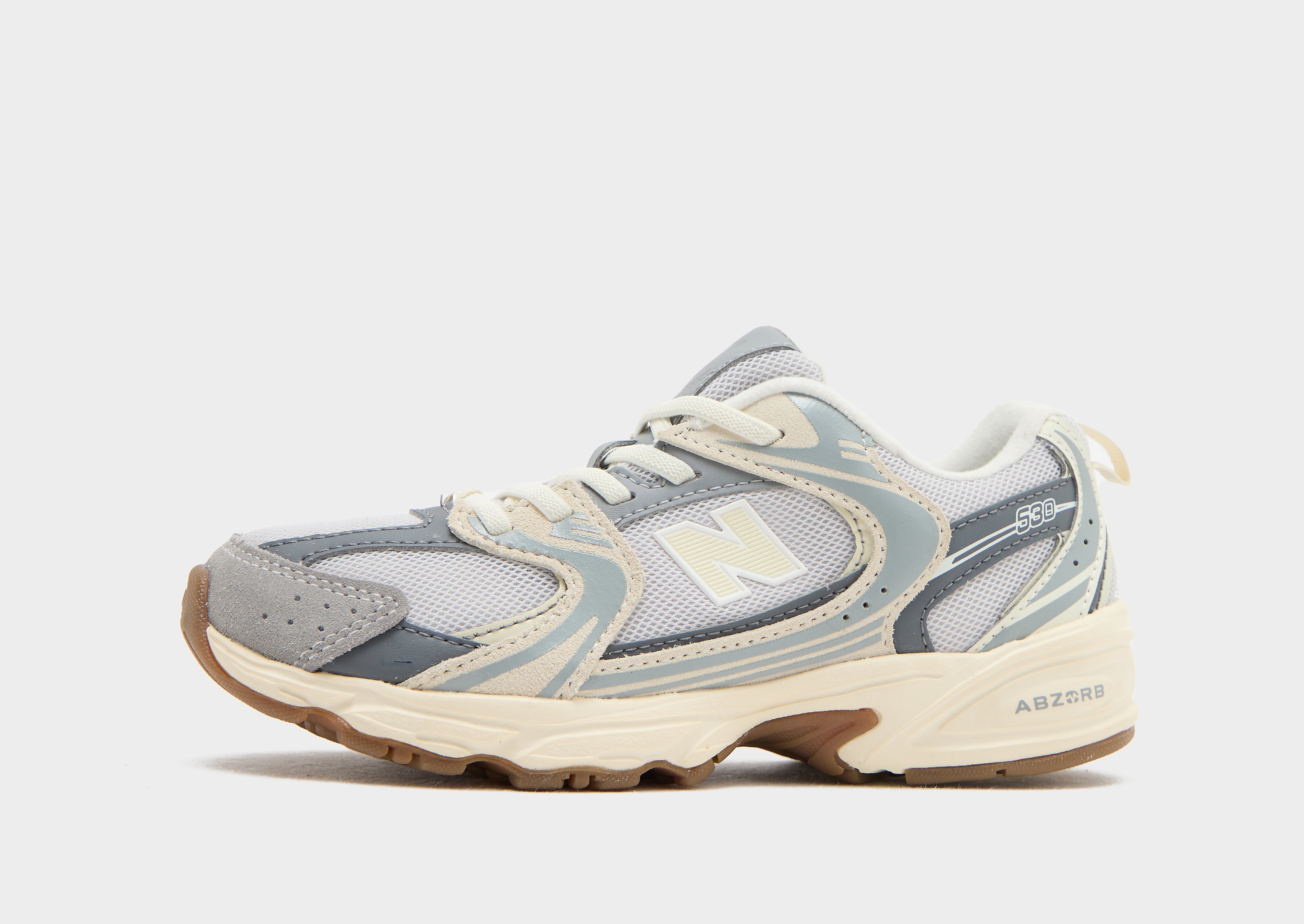 New Balance 530 kindersneaker wit en grijs