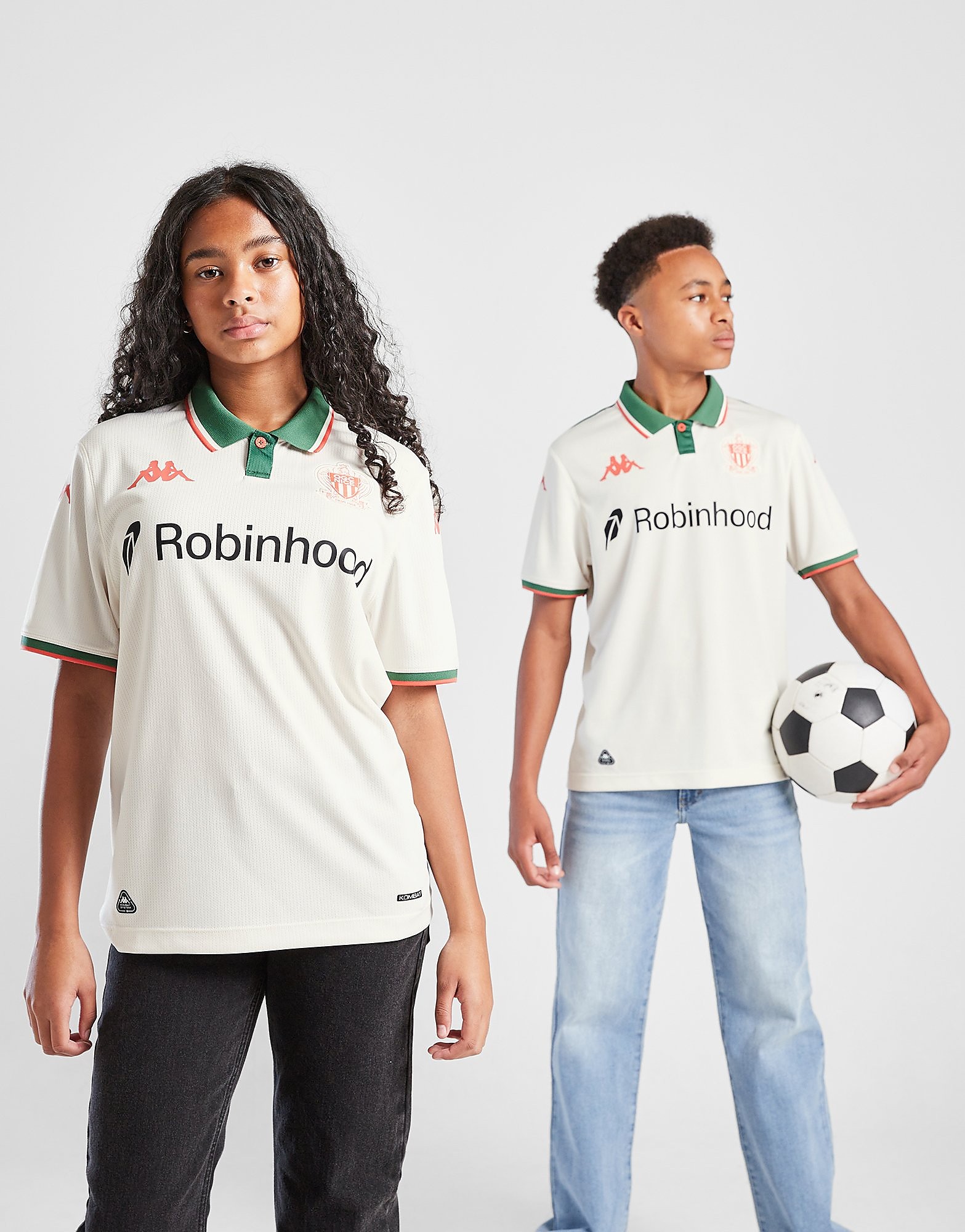 Kappa OGC Nice 202526 Away Shirt Junior
