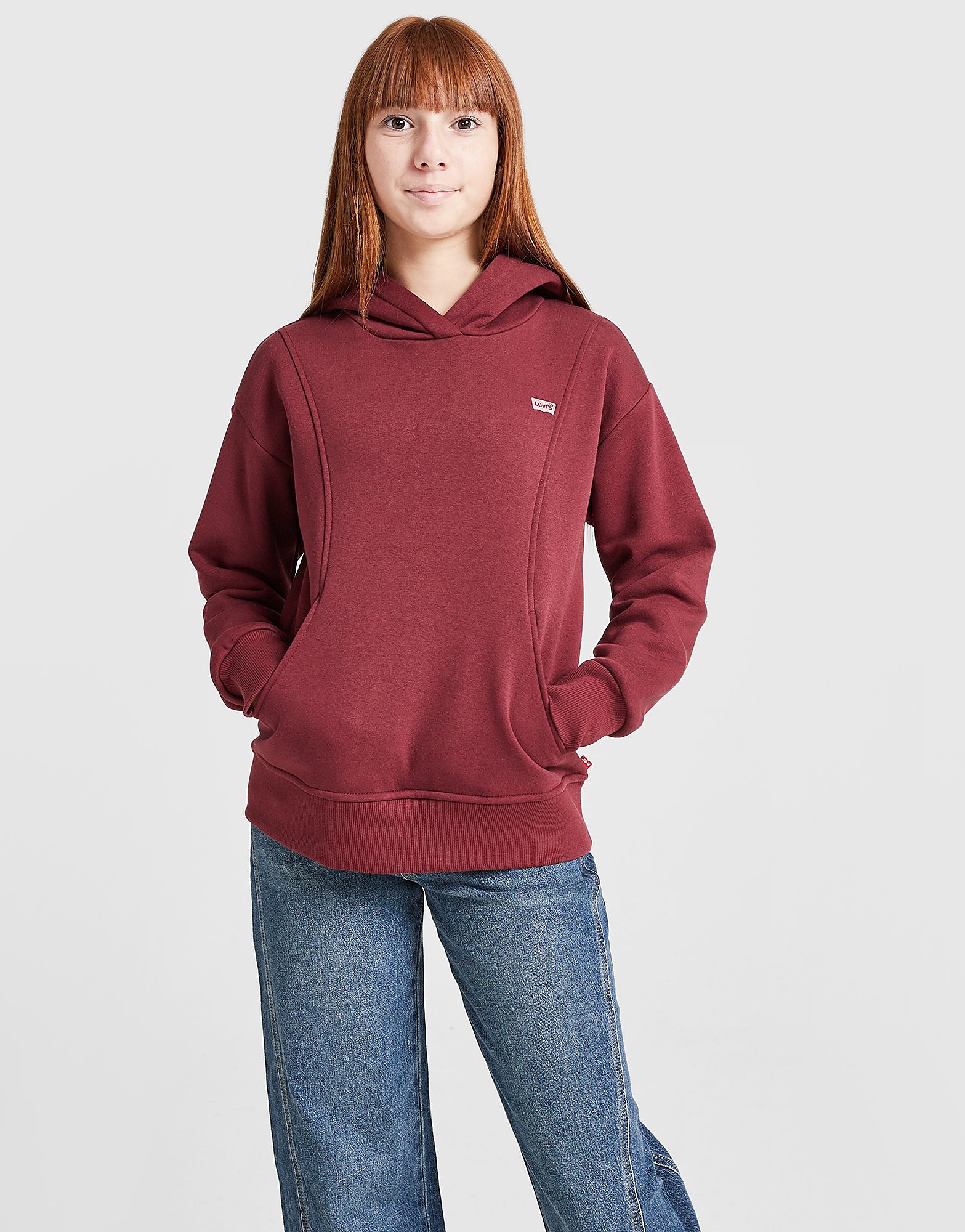 LEVI'S Girls' Batwing Patch Felpa Junior