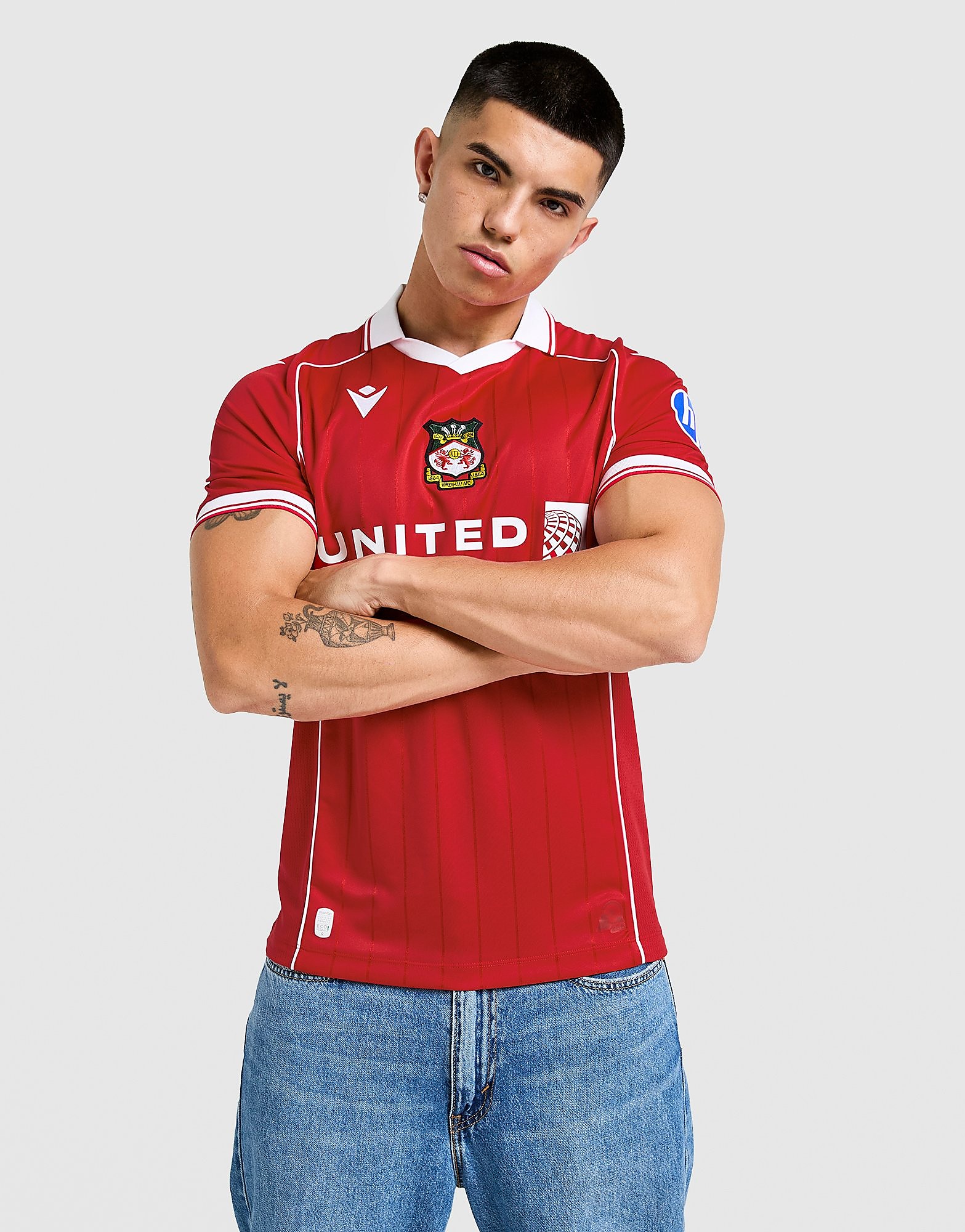 Macron Wrexham AFC 202526 Home Shirt