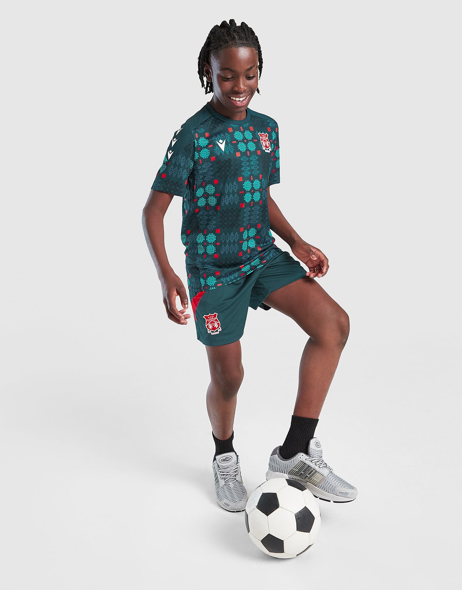 Macron Wrexham AFC Training Shorts Junior