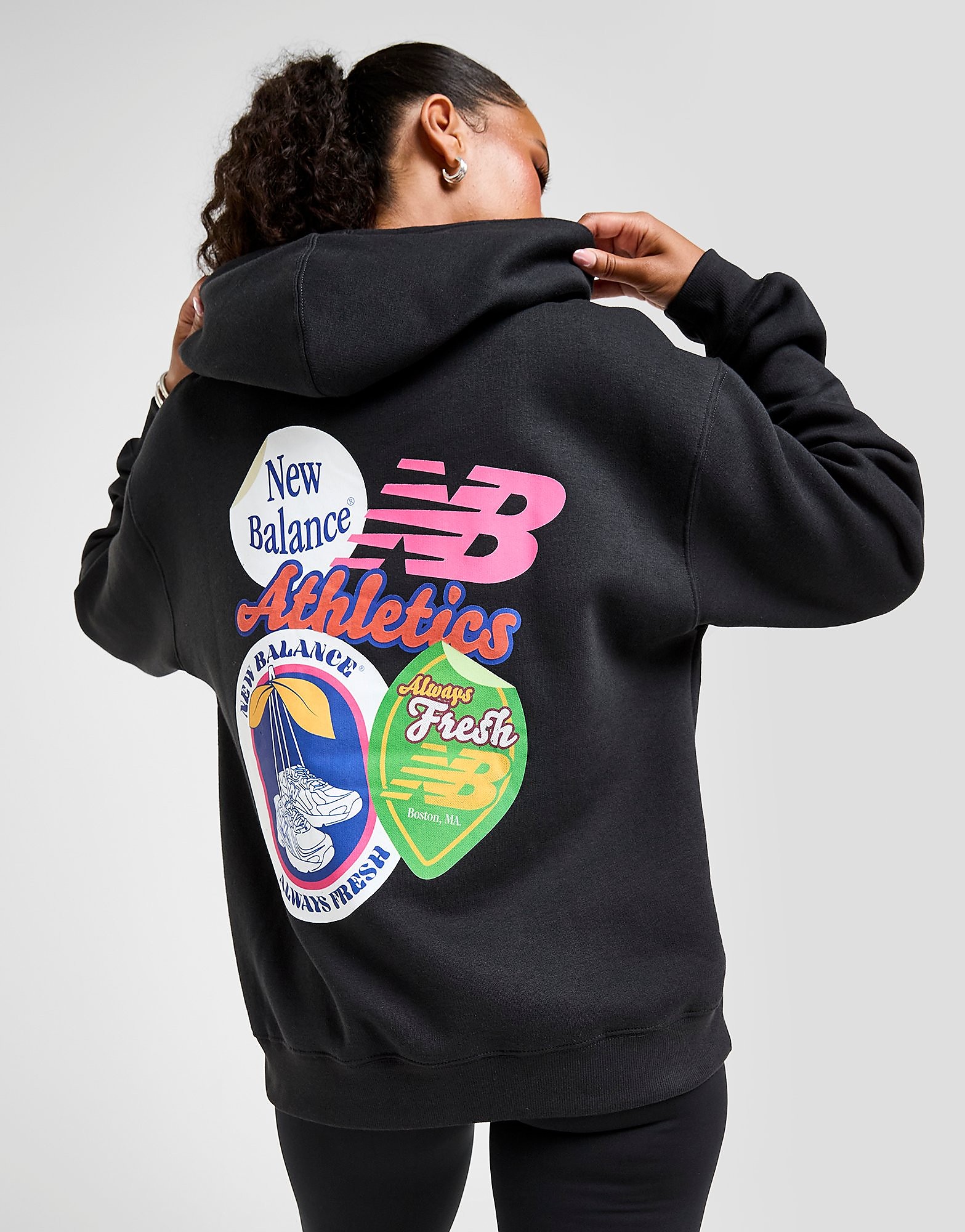 New Balance Sticker Overhead Hoodie