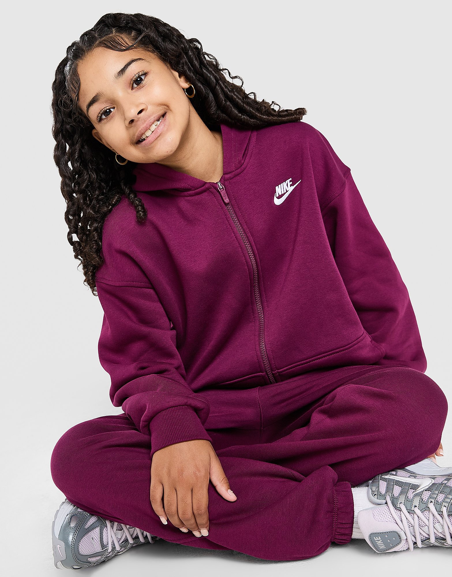Nike Sweat à Capuche Zippé Club Fleece Junior