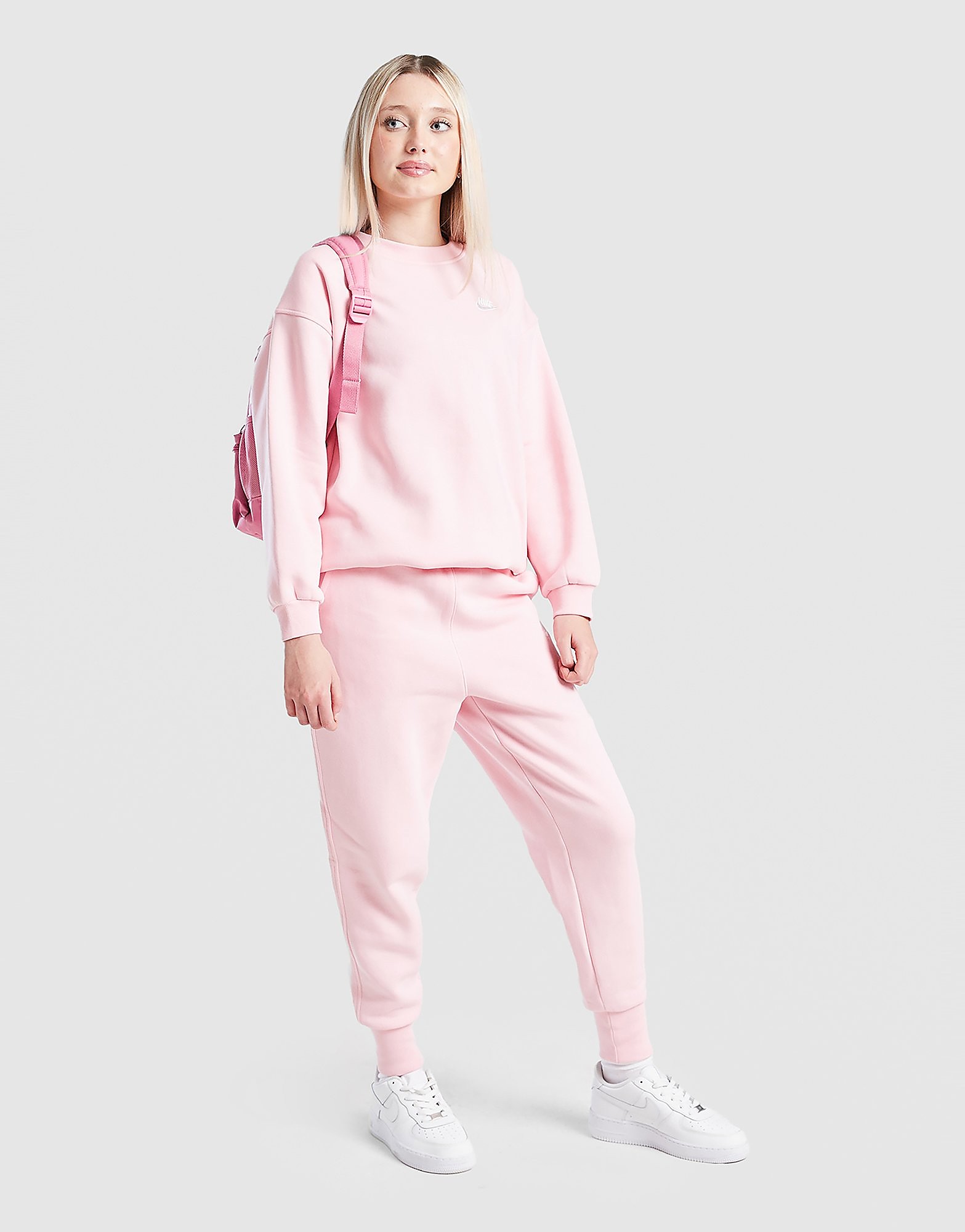 Nike Girls' Oversized Club Fleece Sweatshirt Junior - vue 2